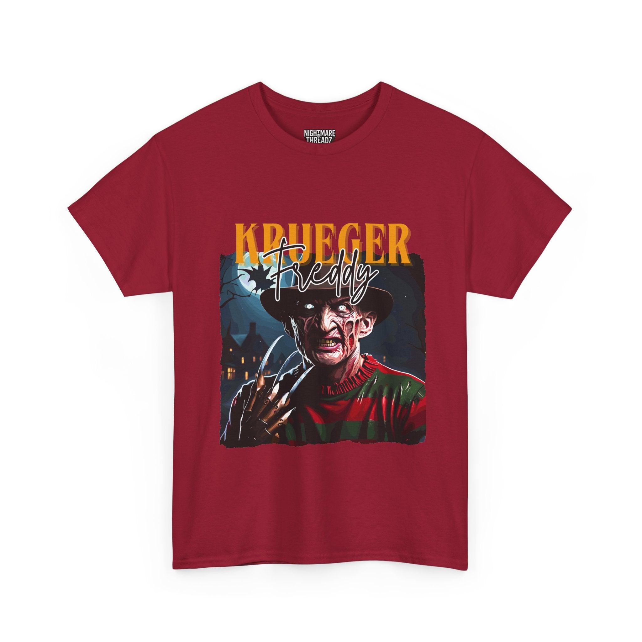 Freddy Krueger, Horror Graphic Tee, Unisex Cotton Shirt, Halloween Costume, Horror Movie Gift, Spooky T-Shirt, Horror Fan Apparel