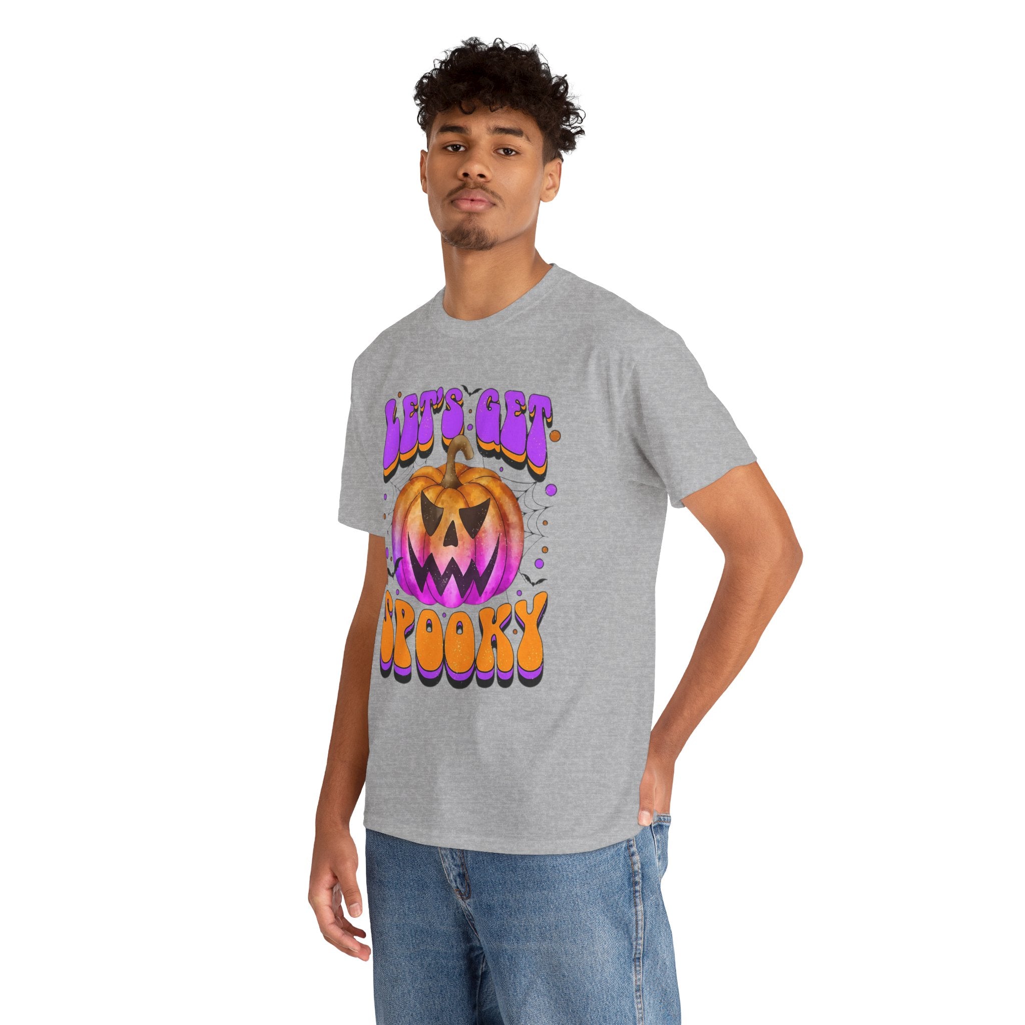 Halloween Spooky Pumpkin Tee, Unisex Cotton Shirt, Halloween Costume, Fall Festivities, Trick or Treat