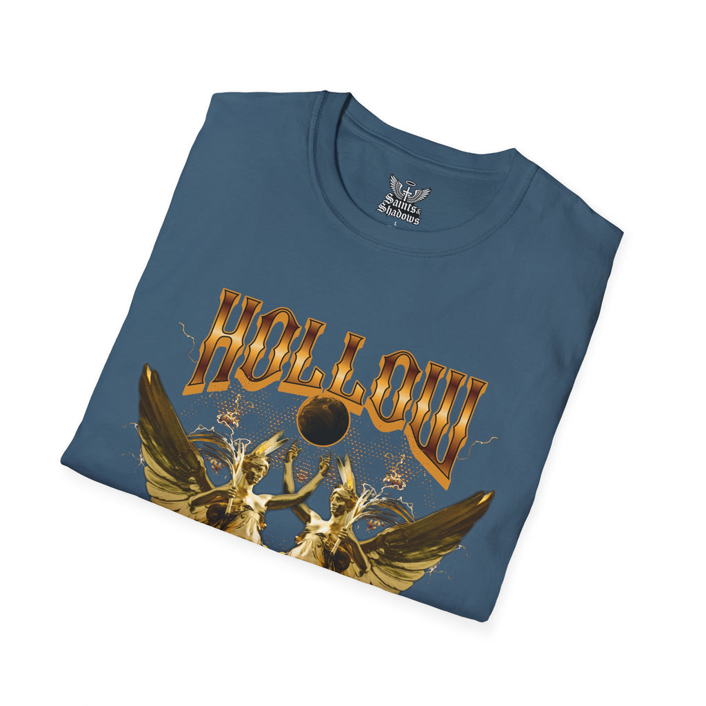 Saints and Shadows - Hollow, Angelic Artwork Unisex Softstyle T-Shirt, Casual Wear