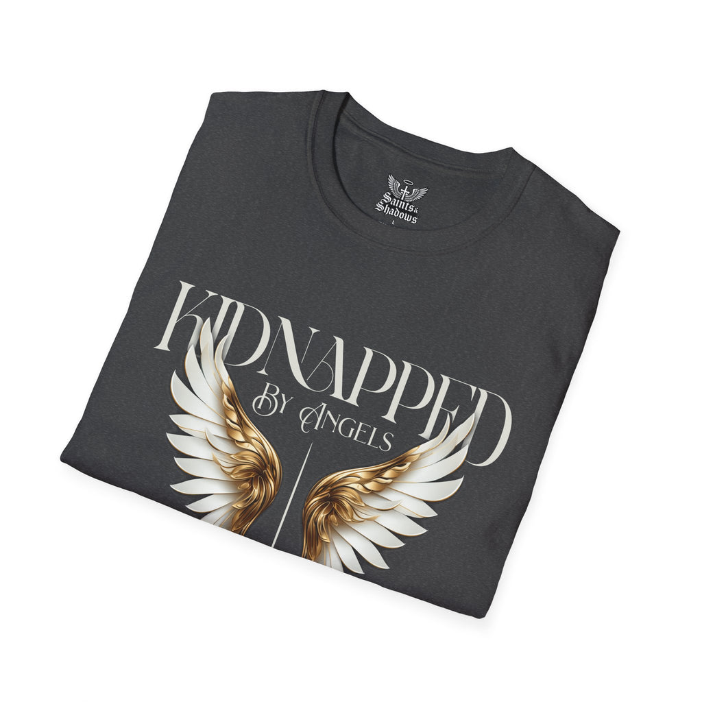 Saints and Shadows - Kidnapped, Angelic Artwork Unisex Softstyle T-Shirt, Casual Wear