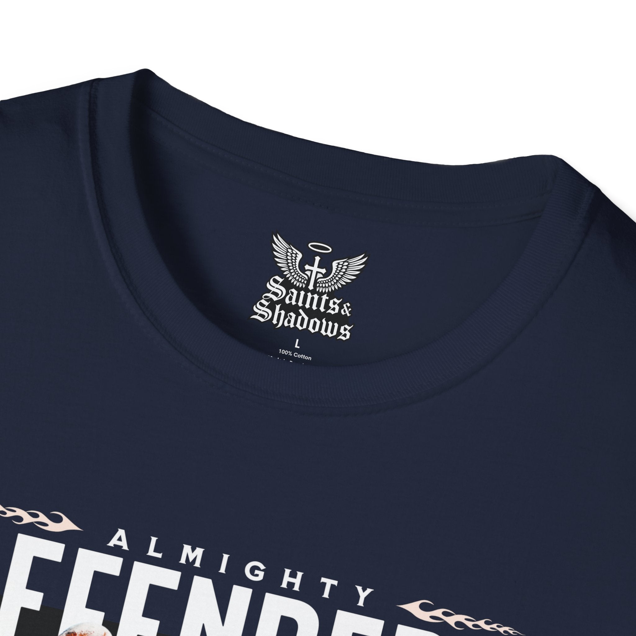 Saints and Shadows - Almighty Defenders, Angelic Artwork Unisex Softstyle T-Shirt, Casual Wear