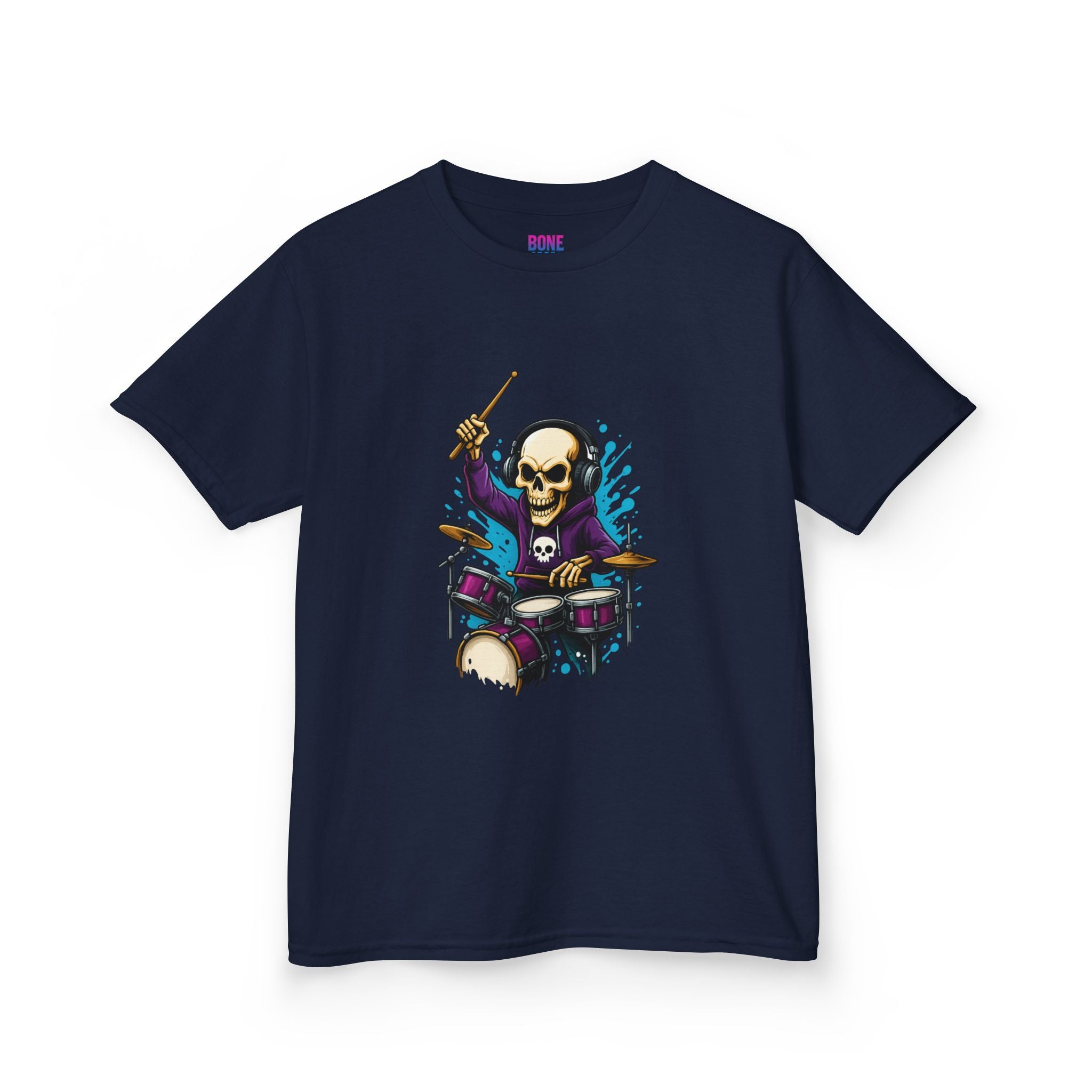 Bone Jams MC Bonez Kids Tee, Drumming Up The Dead