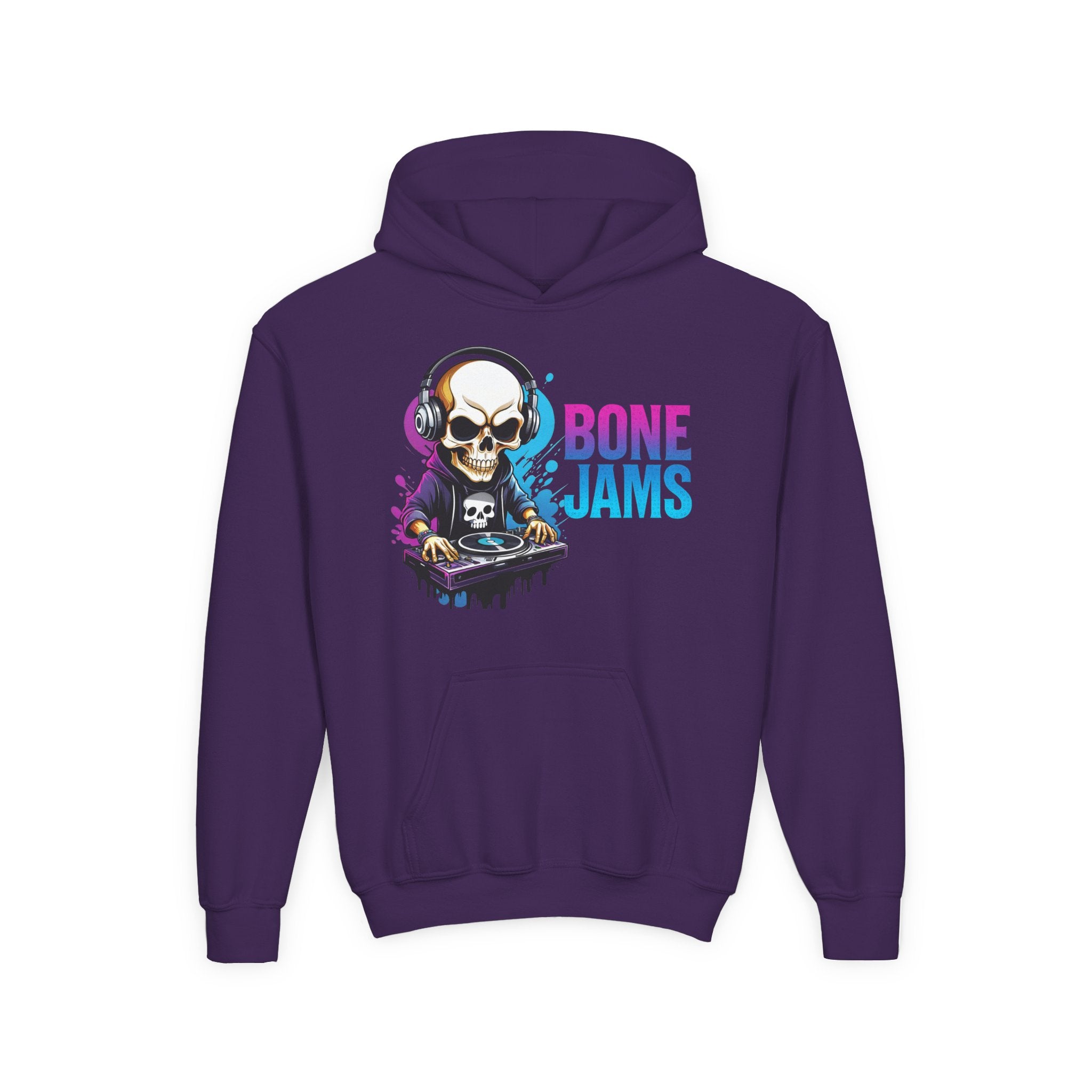 Bone Jams MC Bonez, Kids Hoodie Skull DJ