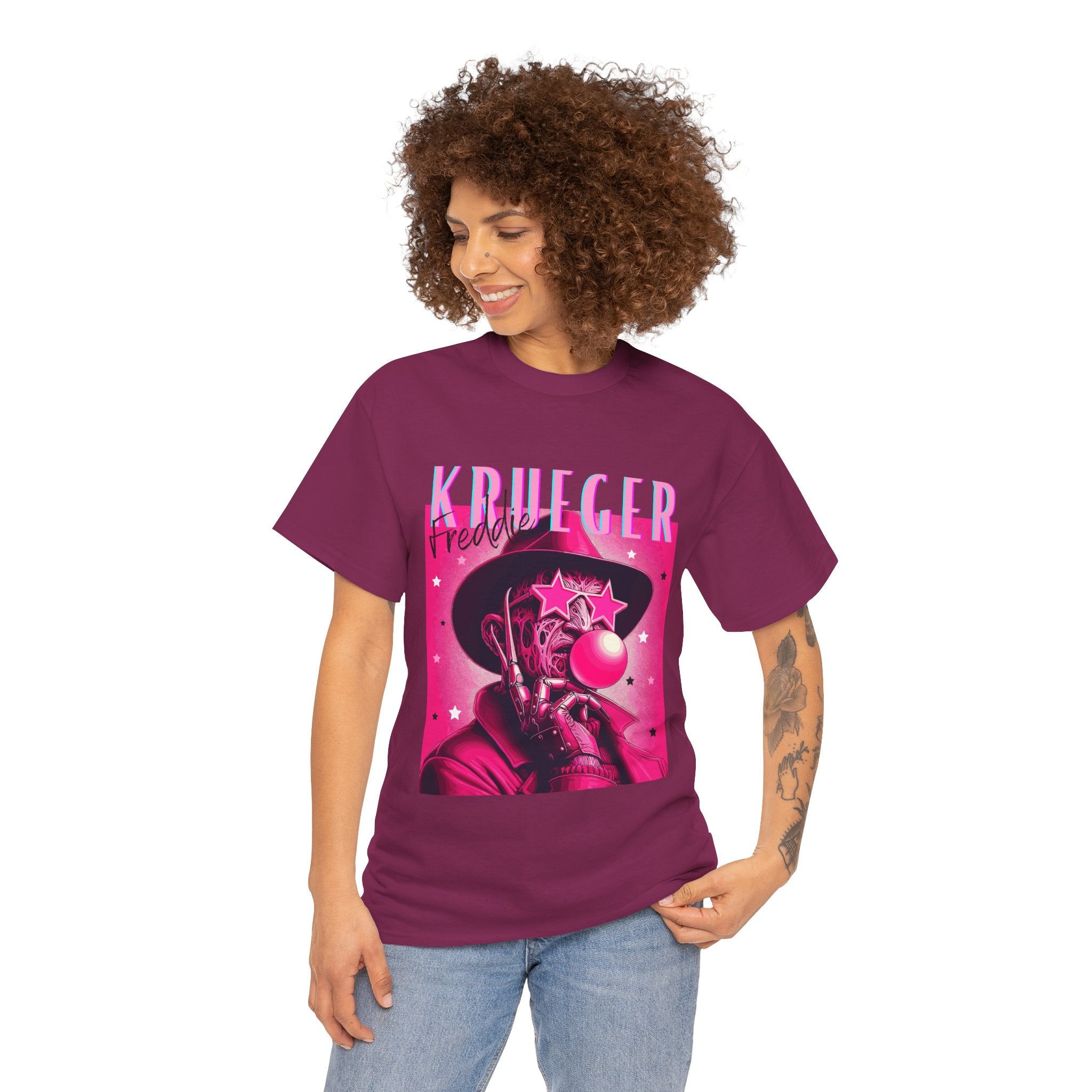 Freddie Kruger, Horror Graphic Tee, Unisex Cotton Shirt, Halloween Costume, Horror Movie Gift, Spooky T-Shirt, Horror Fan Apparel