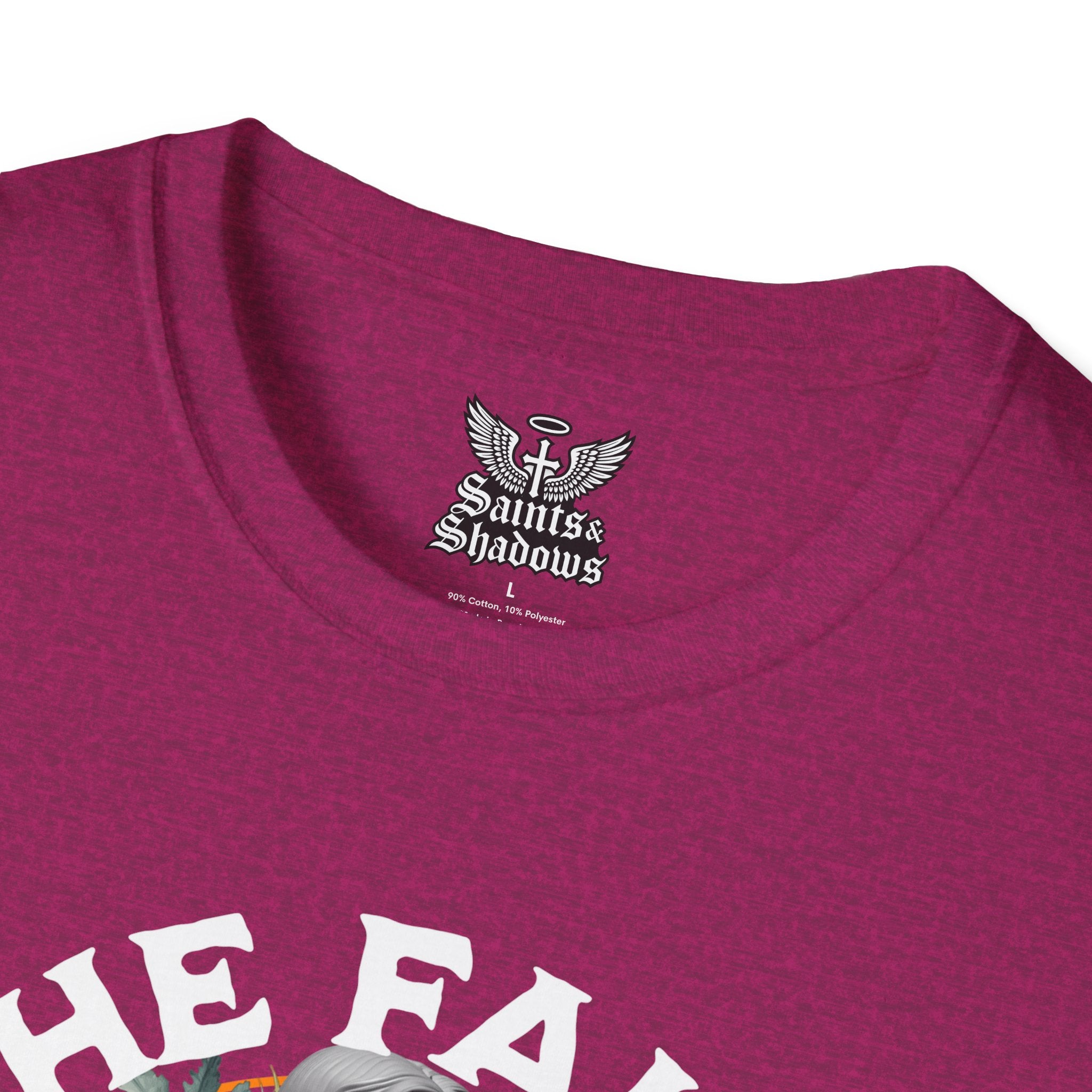 Saints and Shadows - The Faith Never Fail, Angelic Artwork Unisex Softstyle T-Shirt, Casual Wear