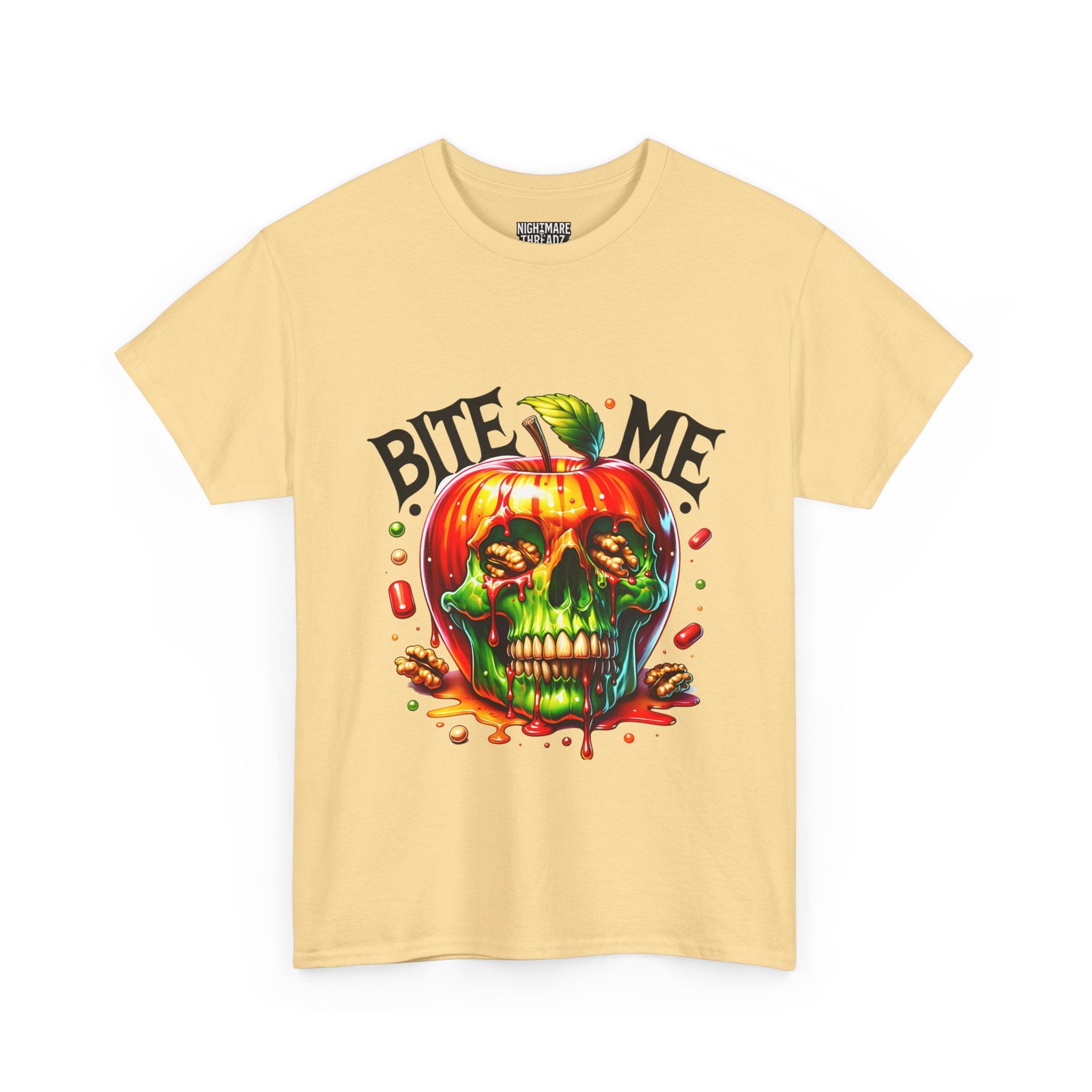 Bite Me Skull T-Shirt, Fun Graphic Tee, Halloween Costume Top, Trendy Casual Wear, Unique Gift Idea for Friends