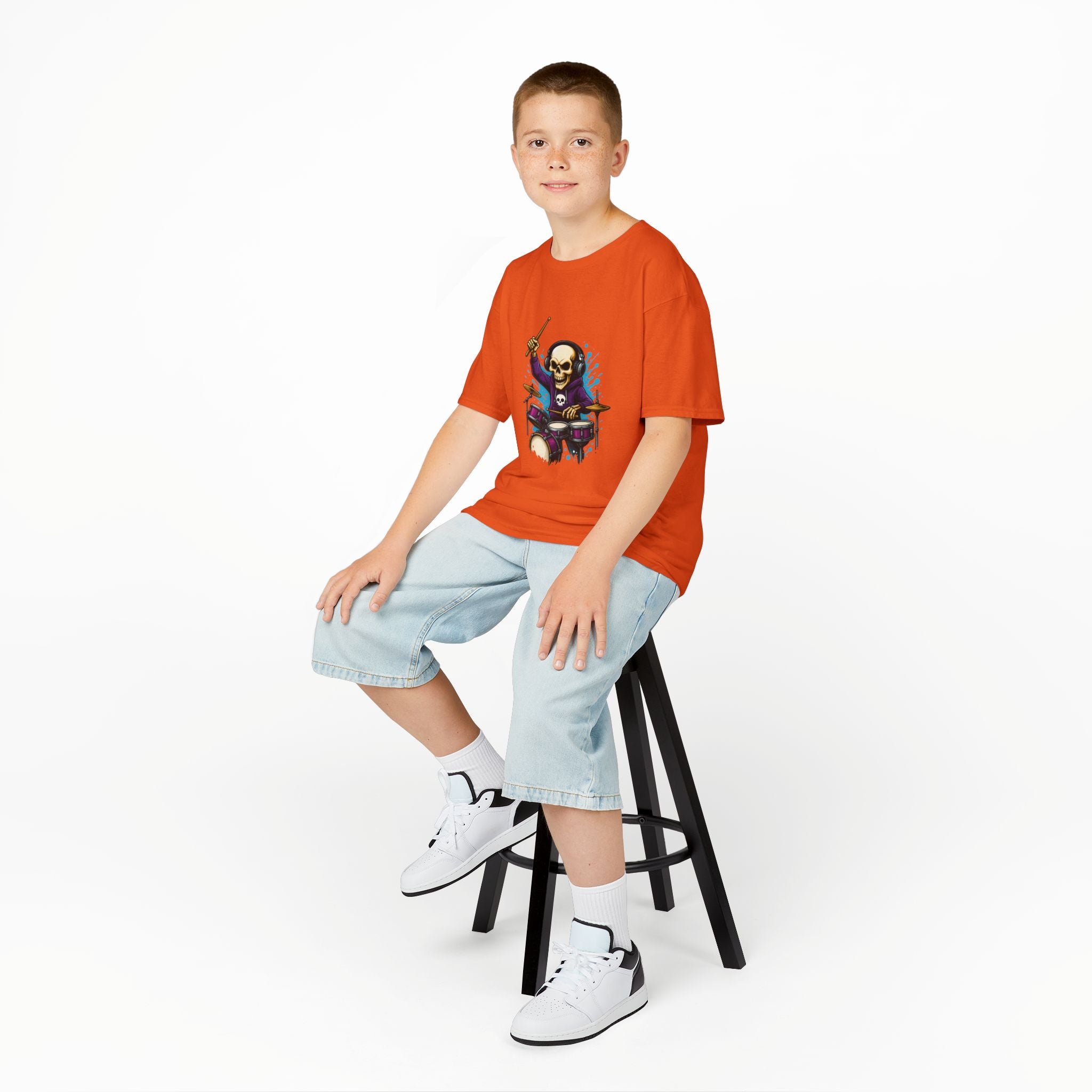 Bone Jams MC Bonez Kids Tee, Drumming Up The Dead