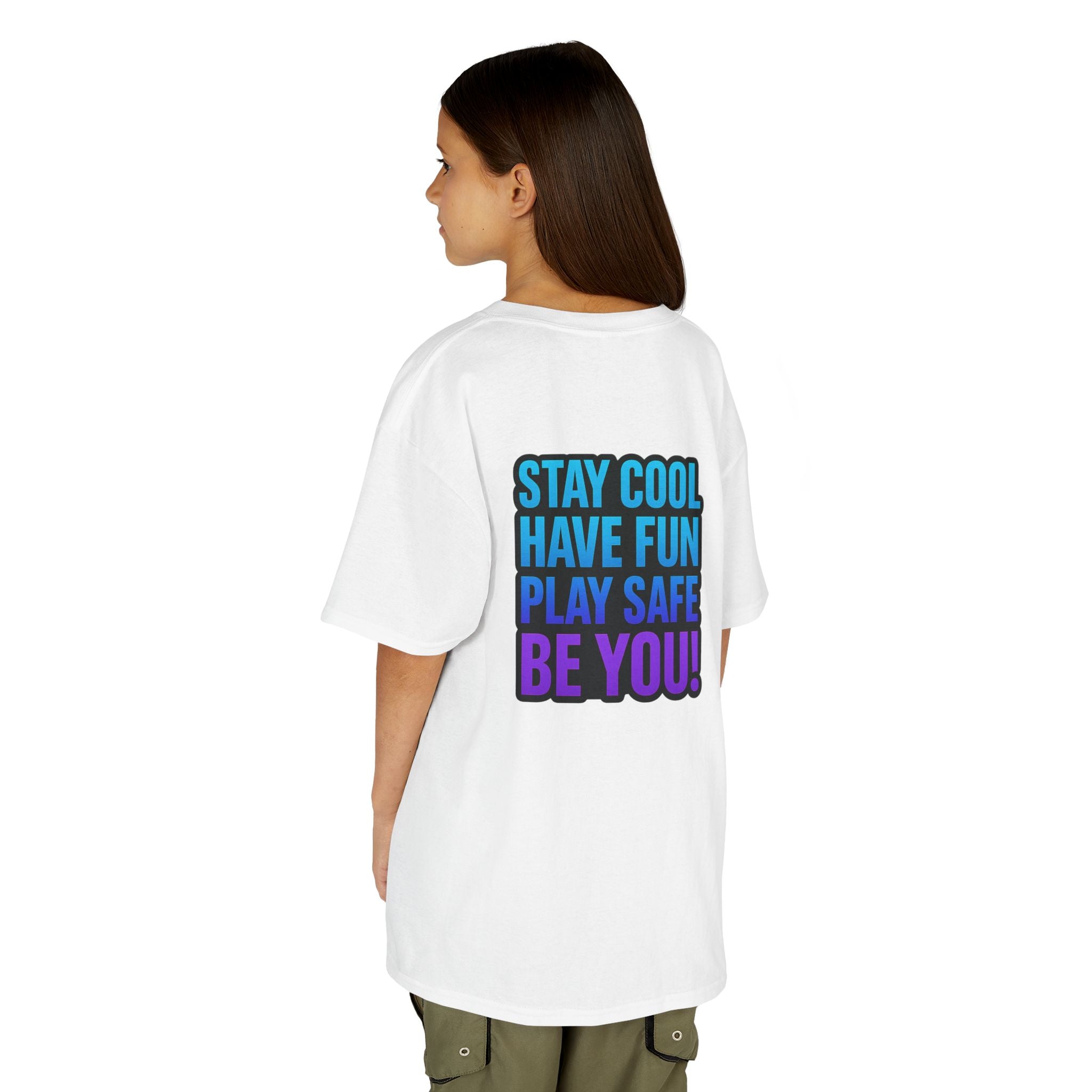 DJ KAT PAWS - Fun Skater Cat Design, Youth Summer T-Shirt, Cool Kids Apparel, Birthday Gift, Trendy Casual Wear