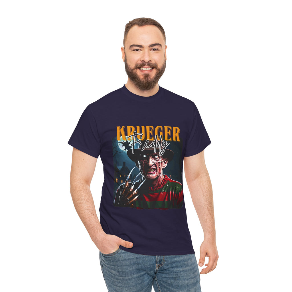 Freddy Krueger, Horror Graphic Tee, Unisex Cotton Shirt, Halloween Costume, Horror Movie Gift, Spooky T-Shirt, Horror Fan Apparel