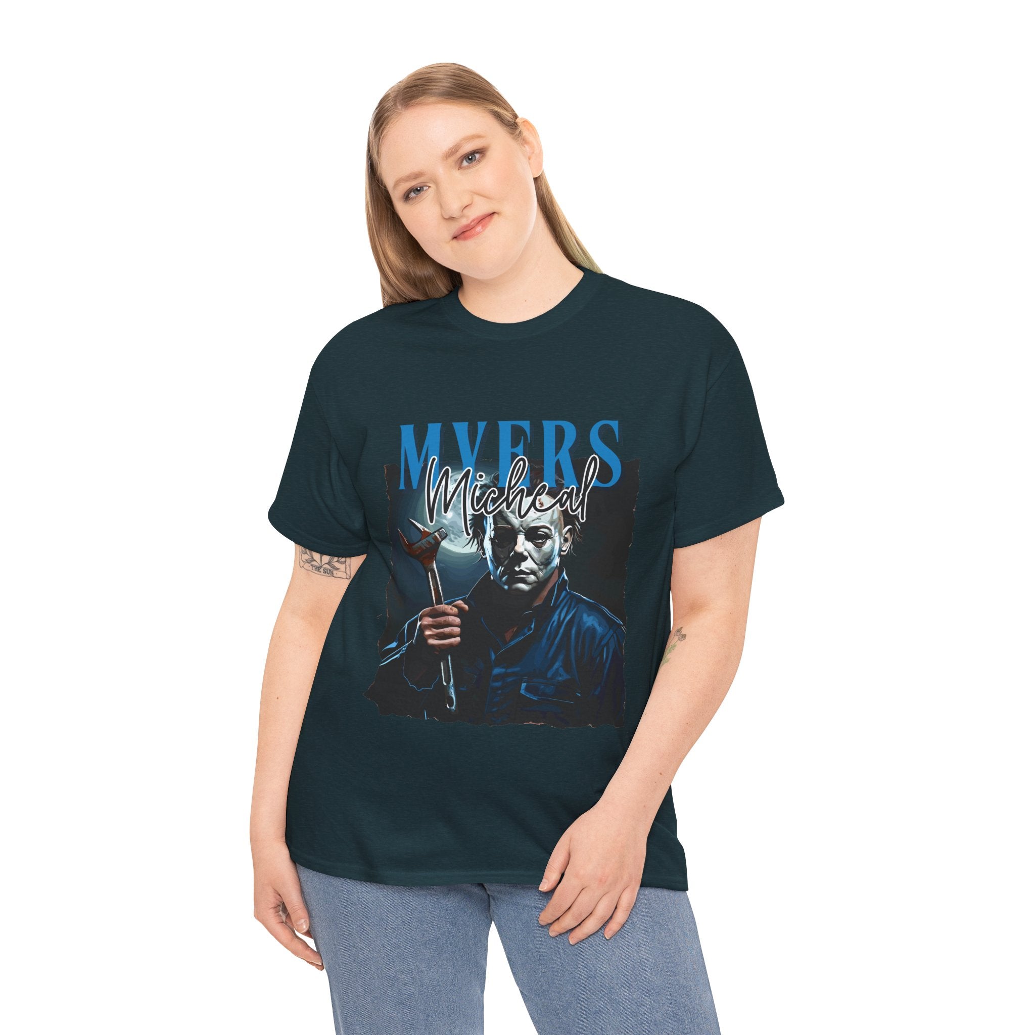 Michael Myers - Horror Graphic Tee, Unisex Cotton Shirt, Halloween Costume, Horror Movie Gift, Spooky T-Shirt, Horror Fan Apparel