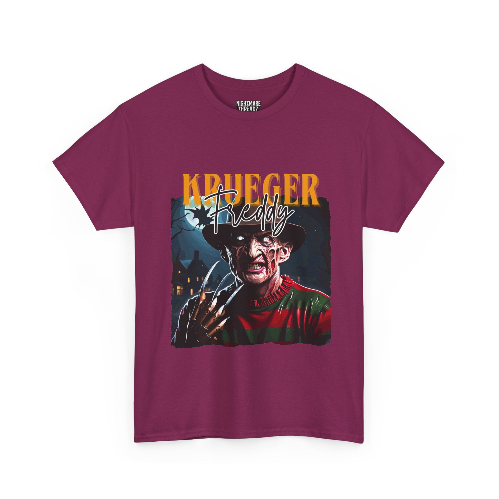 Freddy Krueger, Horror Graphic Tee, Unisex Cotton Shirt, Halloween Costume, Horror Movie Gift, Spooky T-Shirt, Horror Fan Apparel