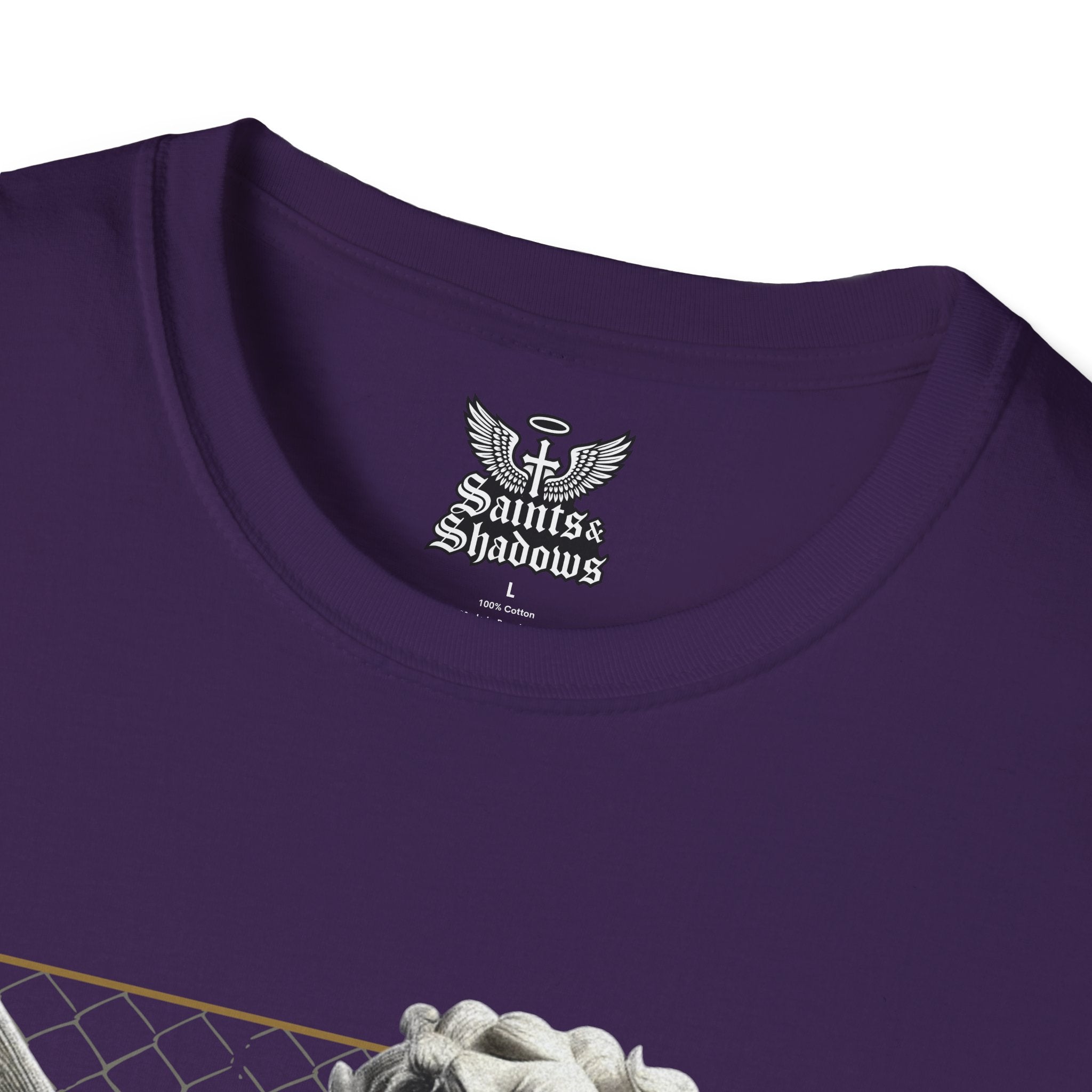 Saints and Shadows - Matchmaker, Angelic Artwork Unisex Softstyle T-Shirt, Casual Wear