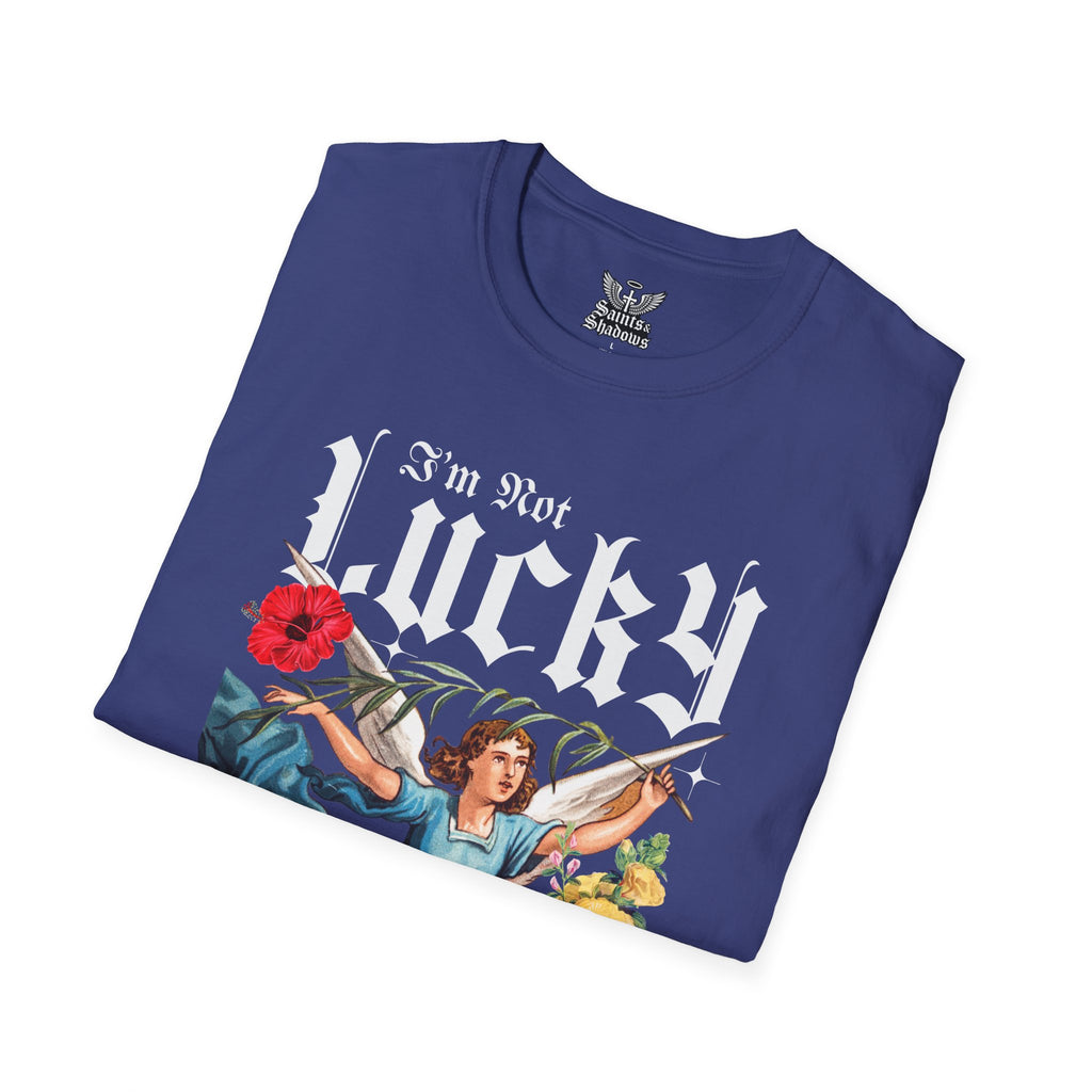 Saints and Shadows - I'm Not Lucky, But I'm Blessed T-Shirt, Unisex Graphic Tee