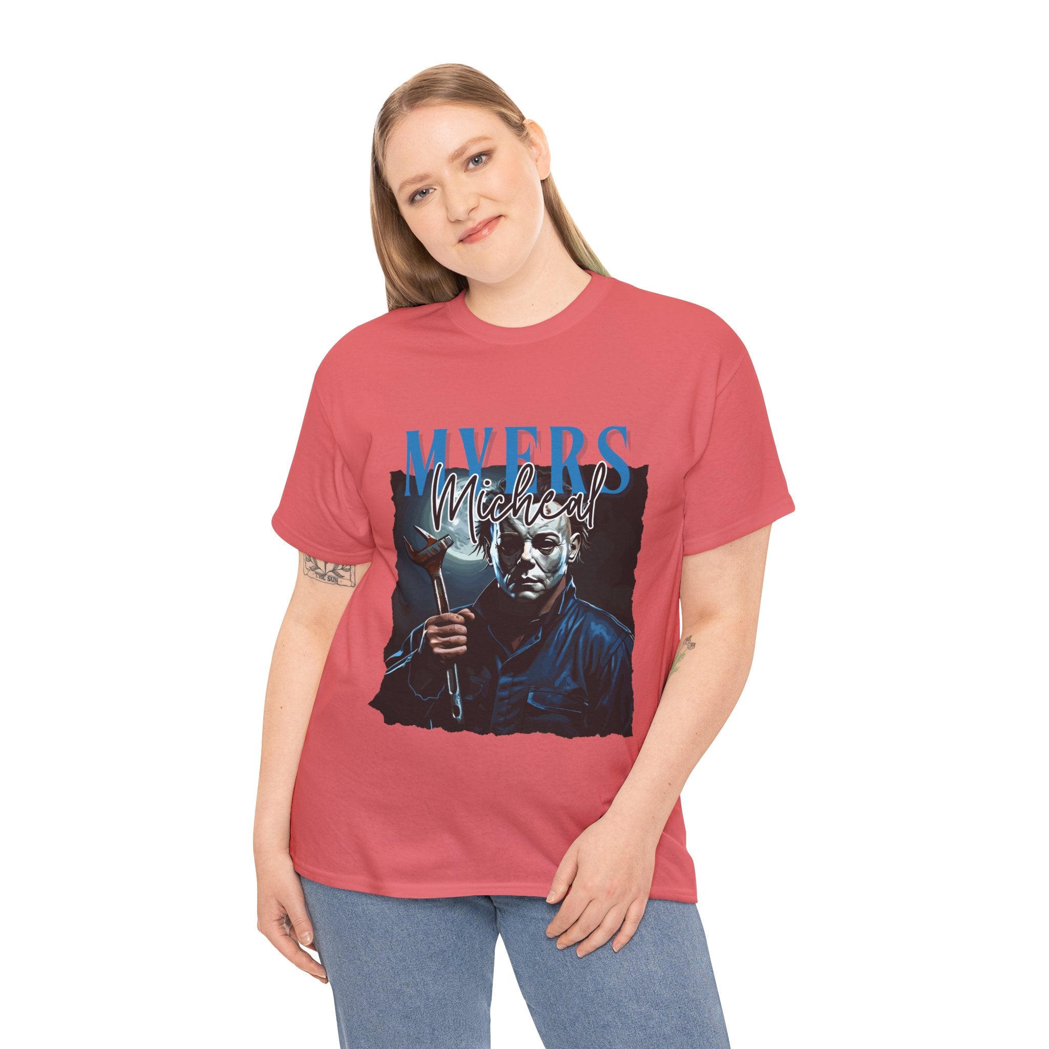 Michael Myers - Horror Graphic Tee, Unisex Cotton Shirt, Halloween Costume, Horror Movie Gift, Spooky T-Shirt, Horror Fan Apparel