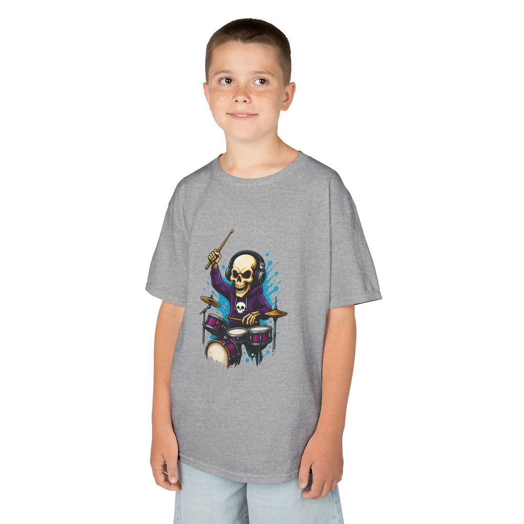 Bone Jams MC Bonez Kids Tee, Drumming Up The Dead