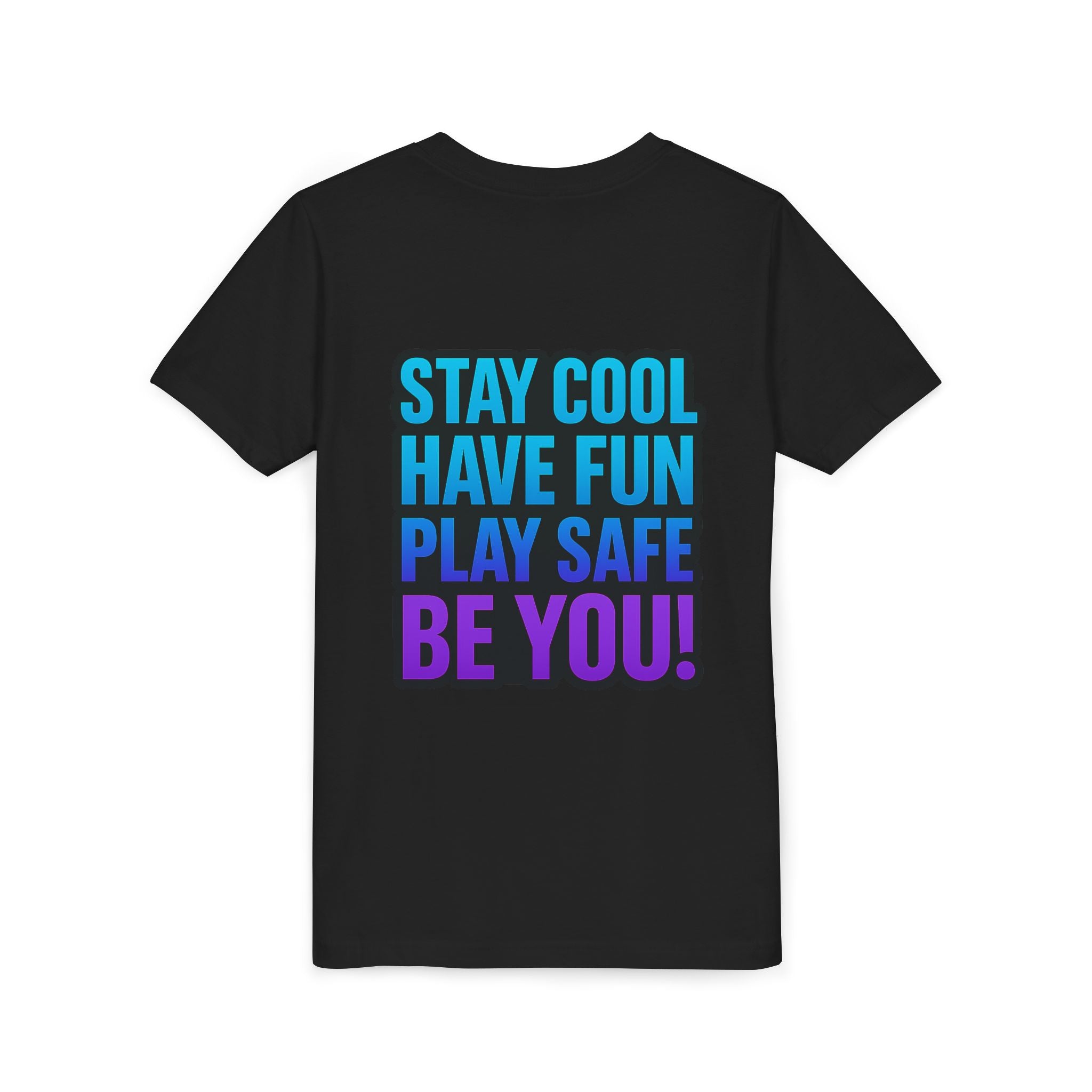 DJ KAT PAWS Paw-Sitive Waves Only, Youth Tee | Kids Surfing T-Shirt, Fun Cat Graphic Top, Summer Apparel, Gifts for Animal Lovers