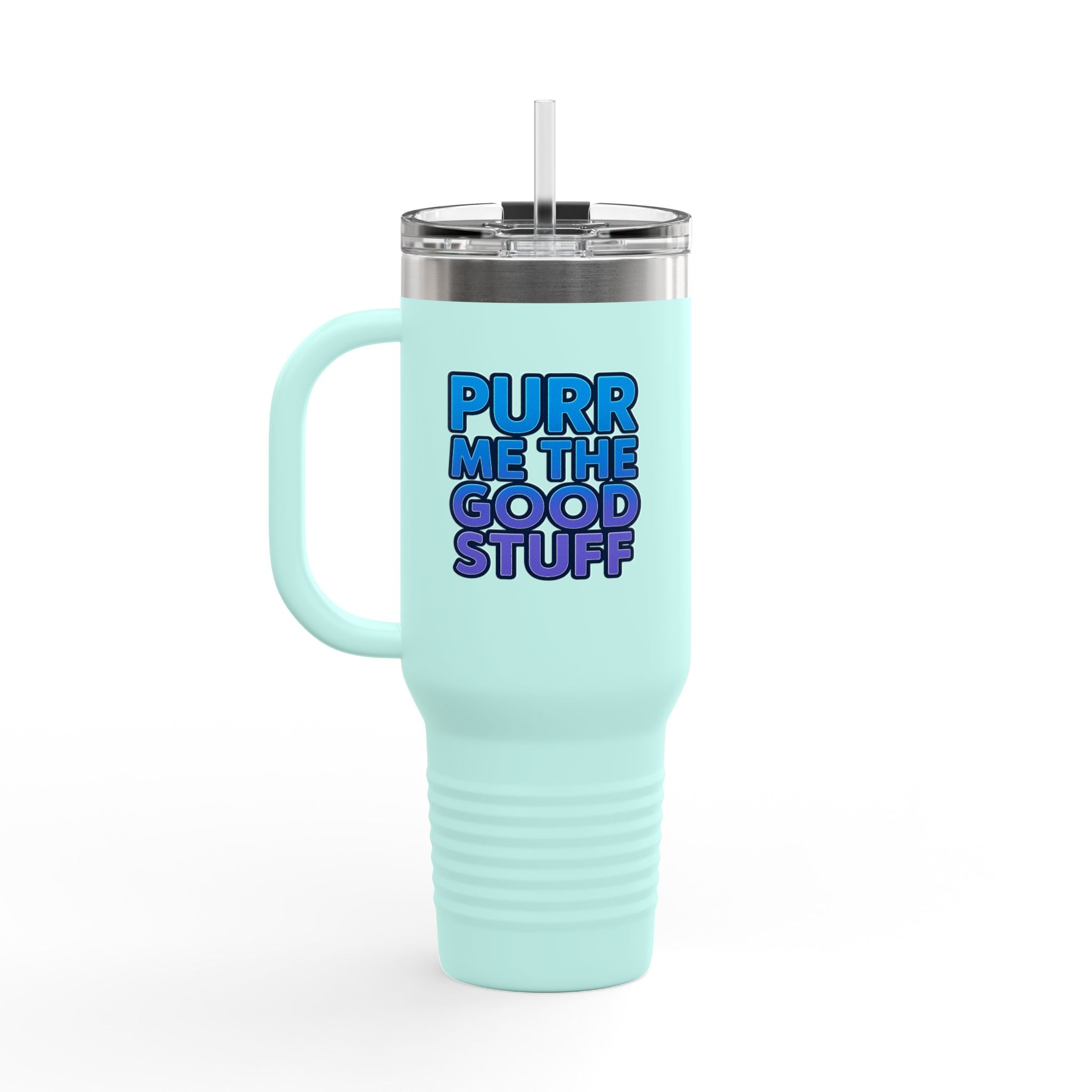 DJ KAT Paws - Purr-fectly Awesome Insulated Travel Mug, 40oz