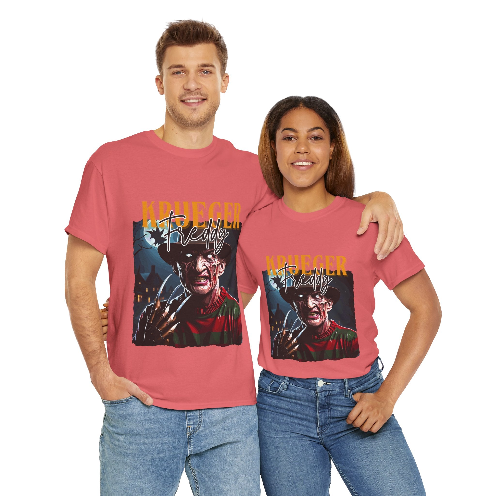 Freddy Krueger, Horror Graphic Tee, Unisex Cotton Shirt, Halloween Costume, Horror Movie Gift, Spooky T-Shirt, Horror Fan Apparel