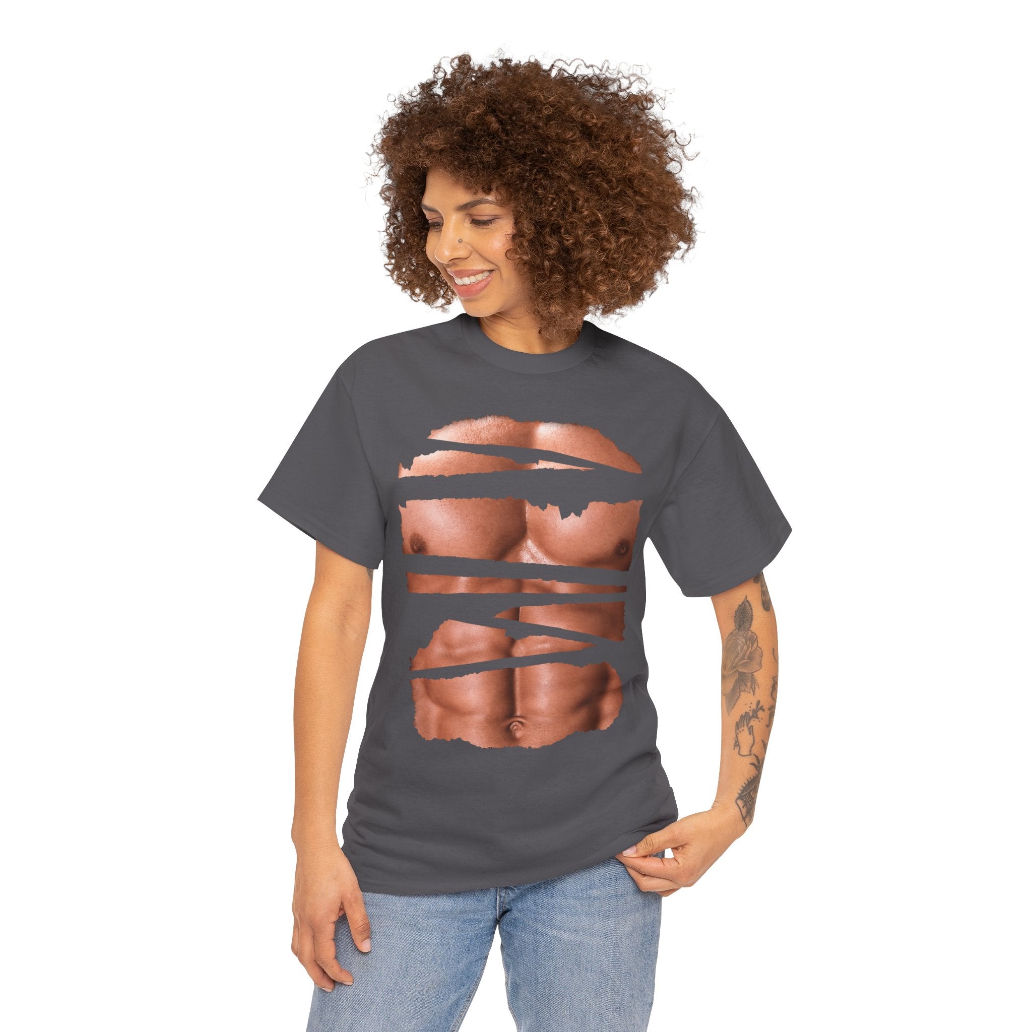 Shredded Abs Tee