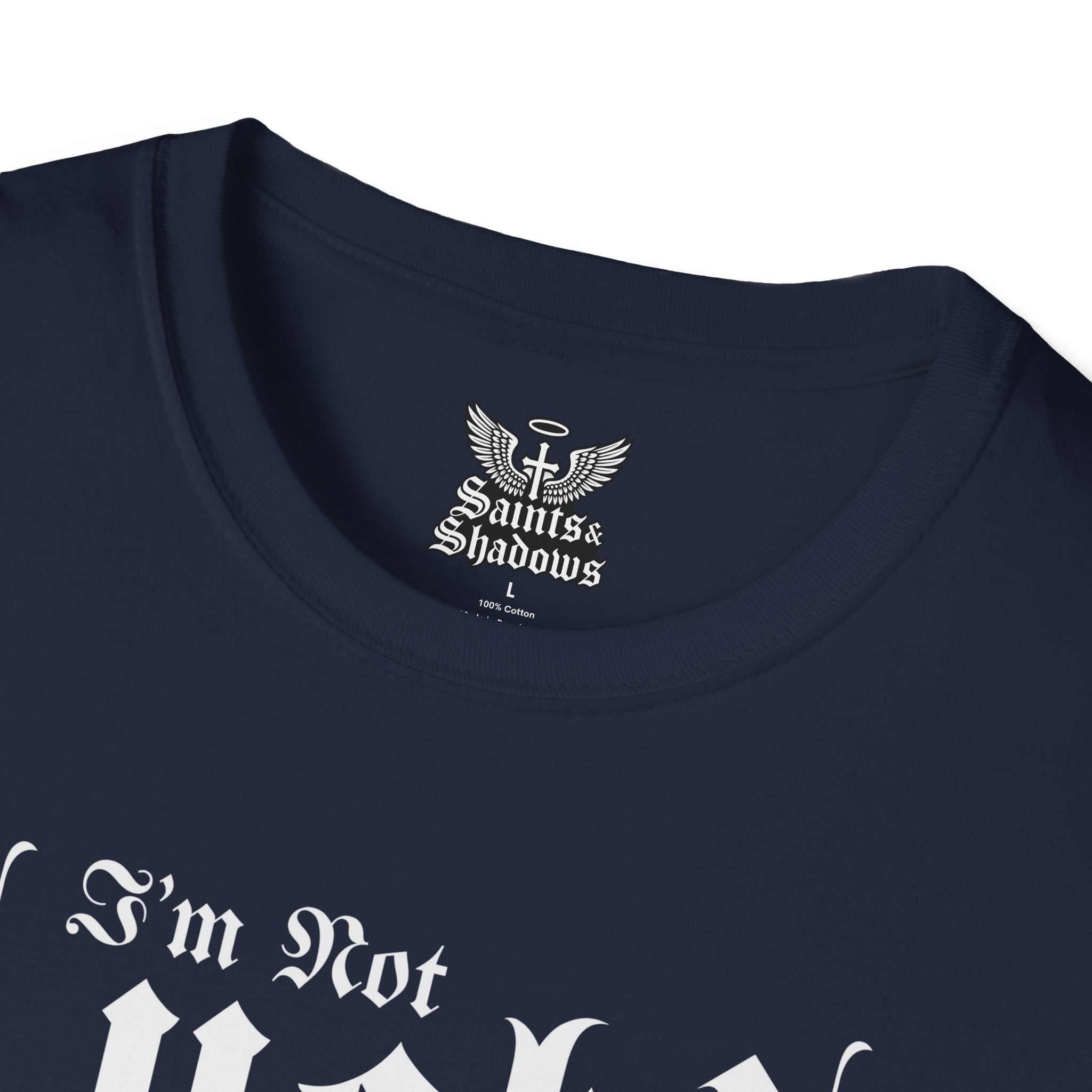 Saints and Shadows - I'm Not Lucky, But I'm Blessed T-Shirt, Unisex Graphic Tee