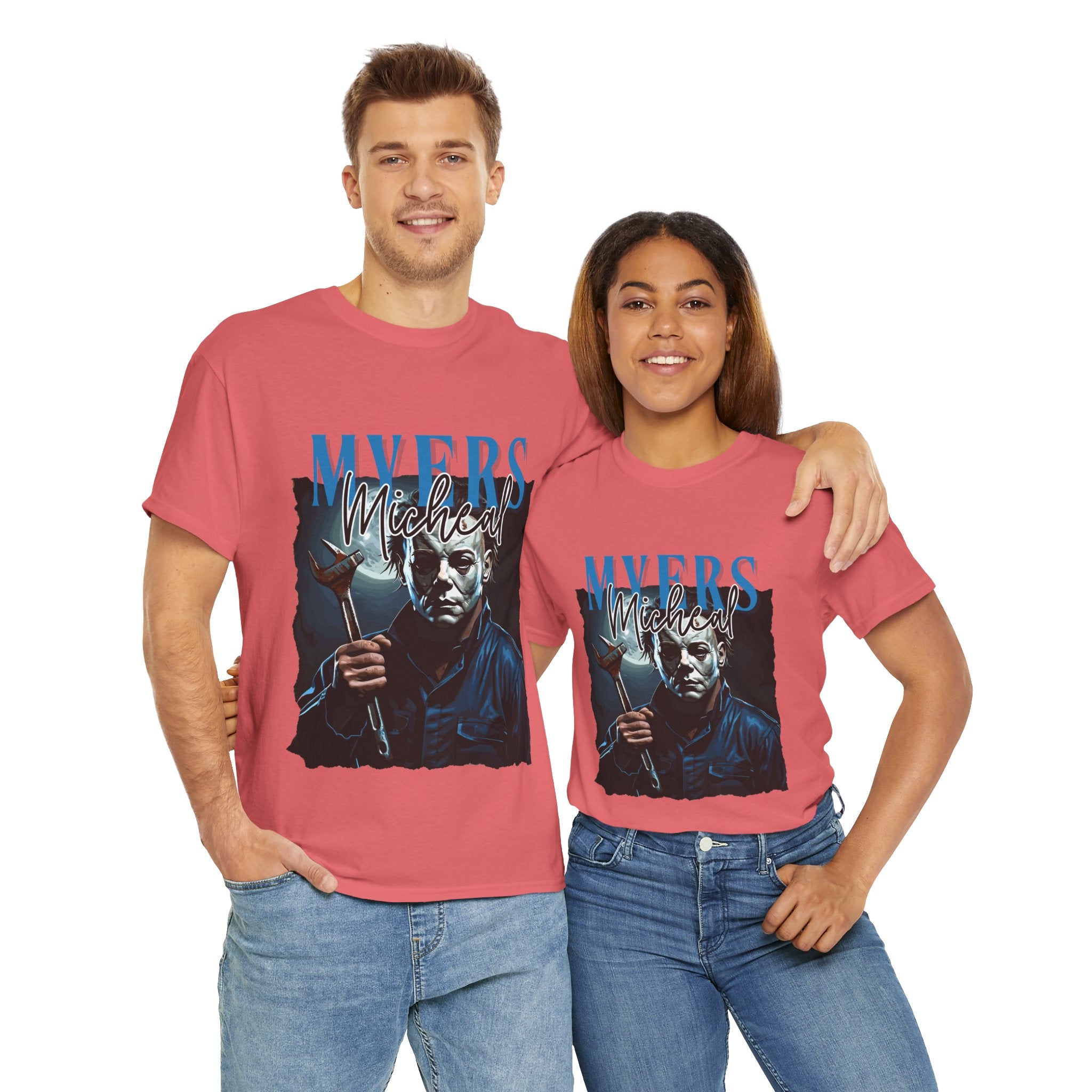 Michael Myers - Horror Graphic Tee, Unisex Cotton Shirt, Halloween Costume, Horror Movie Gift, Spooky T-Shirt, Horror Fan Apparel