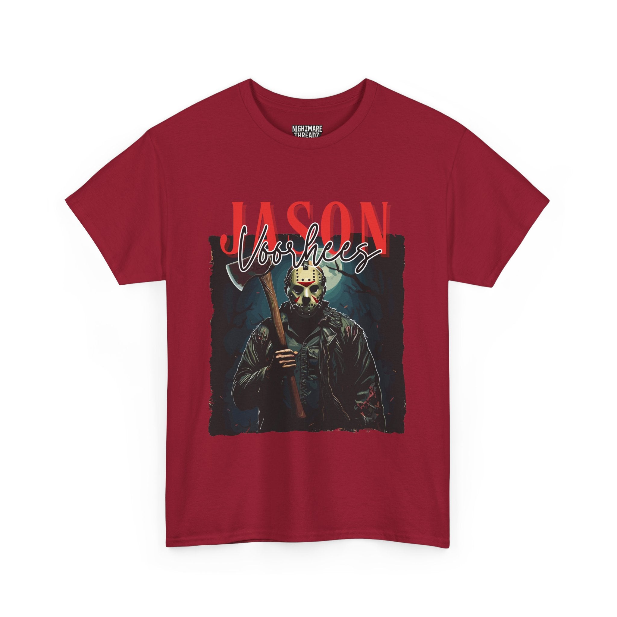 Jason Vorhees Horror Graphic Tee, Unisex Cotton Shirt, Halloween Costume, Horror Movie Gift, Spooky T-Shirt, Horror Fan Apparel