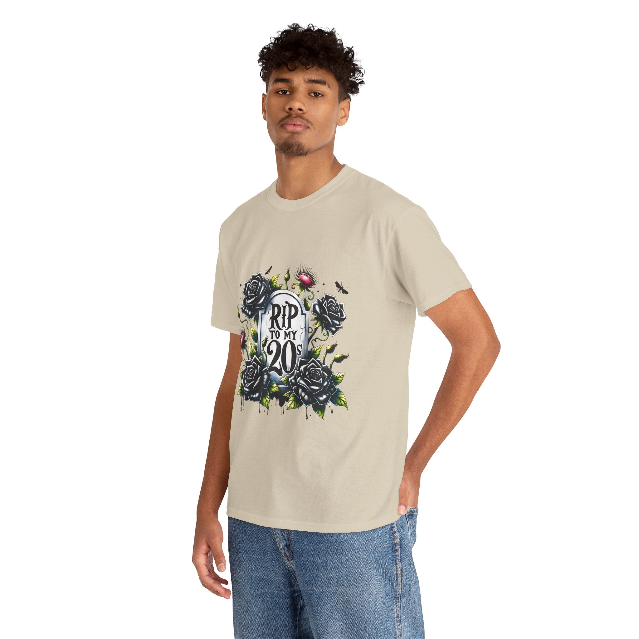 RIP to My 20s Tee, Funny Birthday Gift, Vintage Style Oversized Shirt, Casual Wardrobe Staple, Celebration Apparel