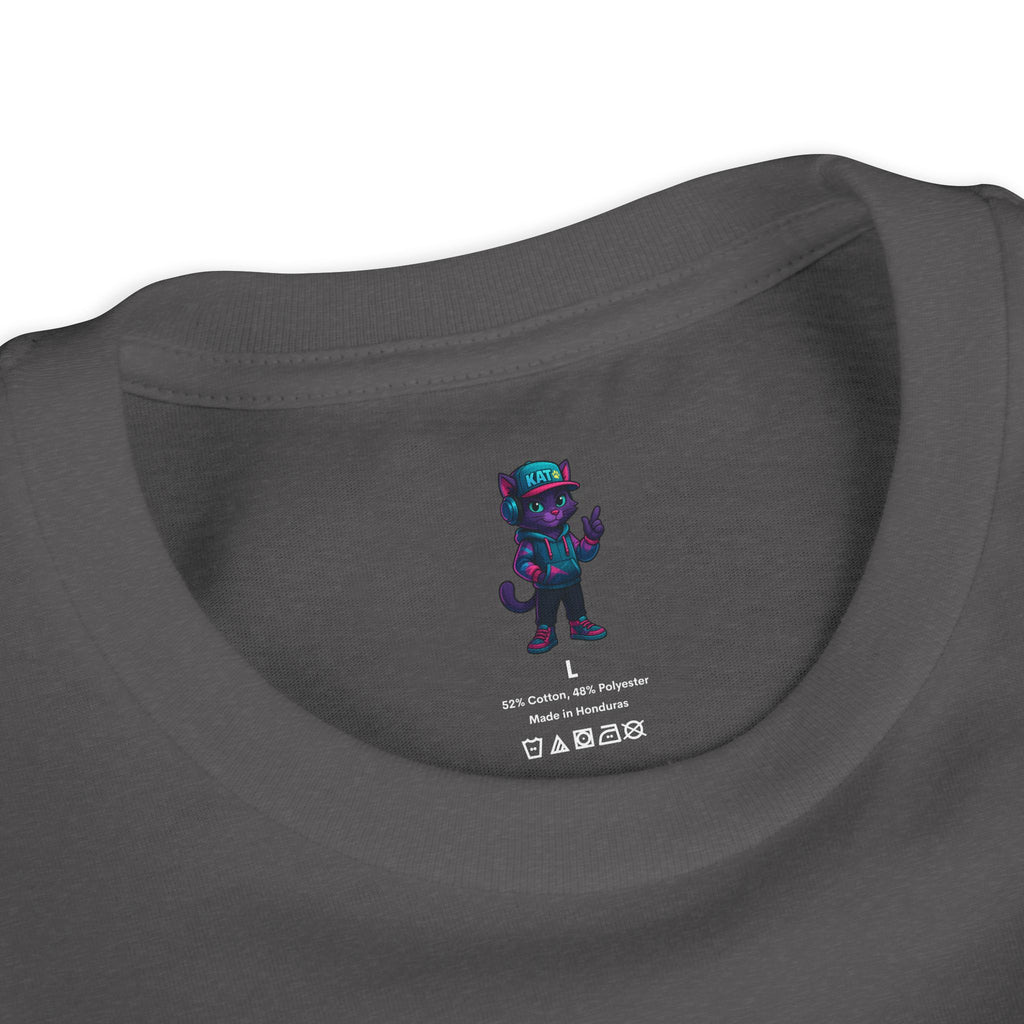 DJ KAT PAWS Paw-sitively Shredding, Skateboarding Youth Tee | Fun Summer Shirt, Motivational Kids T-Shirt, Birthday Gift for Boys & Girls