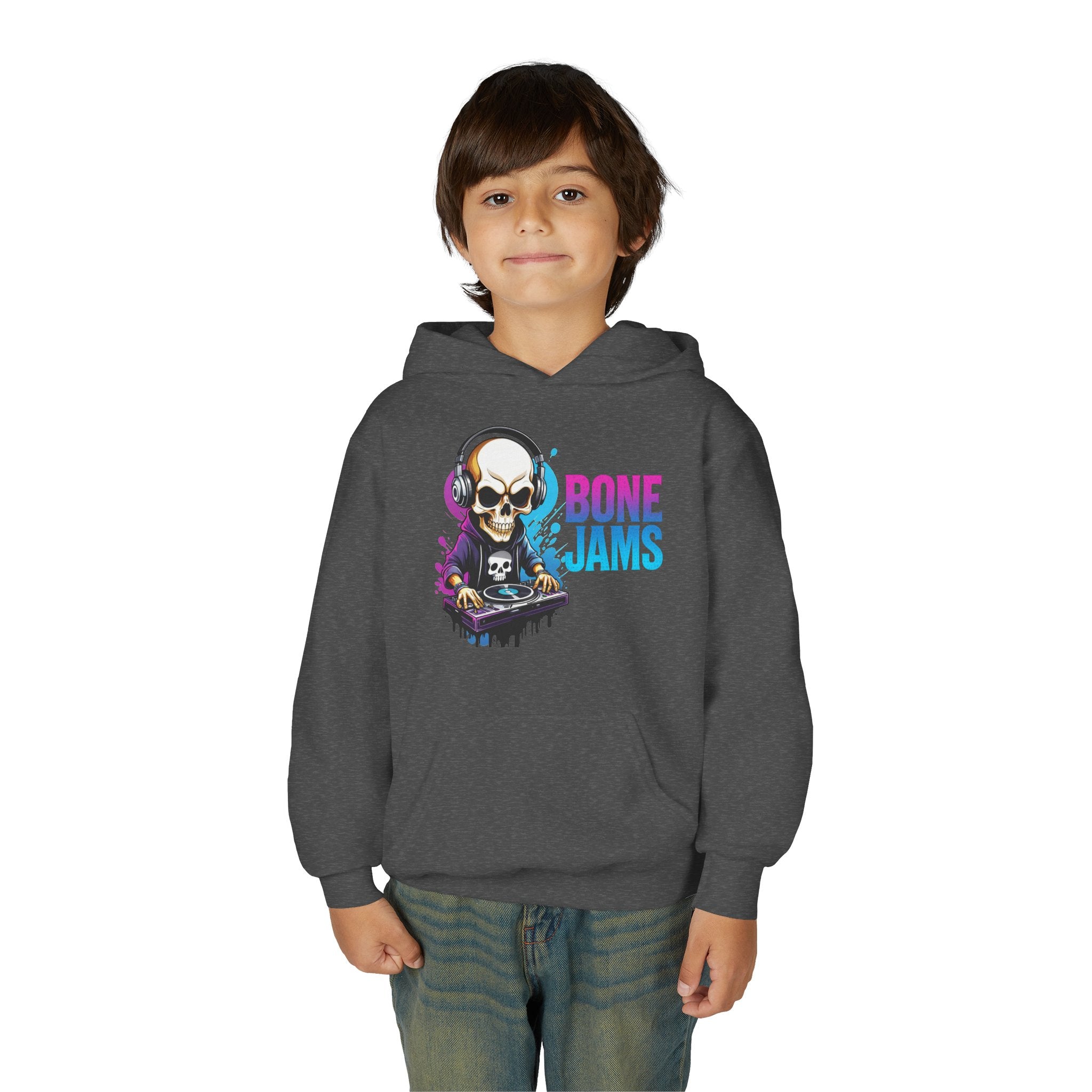 Bone Jams MC Bonez, Kids Hoodie Skull DJ