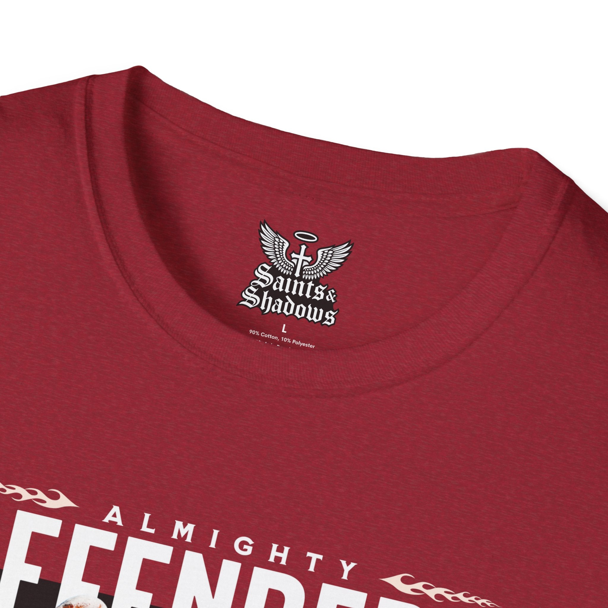 Saints and Shadows - Almighty Defenders, Angelic Artwork Unisex Softstyle T-Shirt, Casual Wear