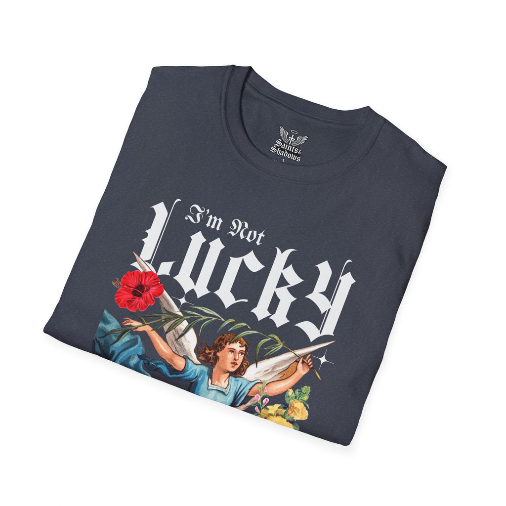 Saints and Shadows - I'm Not Lucky, But I'm Blessed T-Shirt, Unisex Graphic Tee