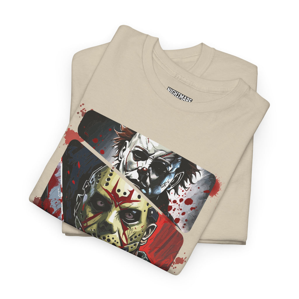 Horror Legends Horror Graphic Tee, Unisex Cotton Shirt, Halloween Costume, Horror Movie Gift, Spooky T-Shirt, Horror Fan Apparel