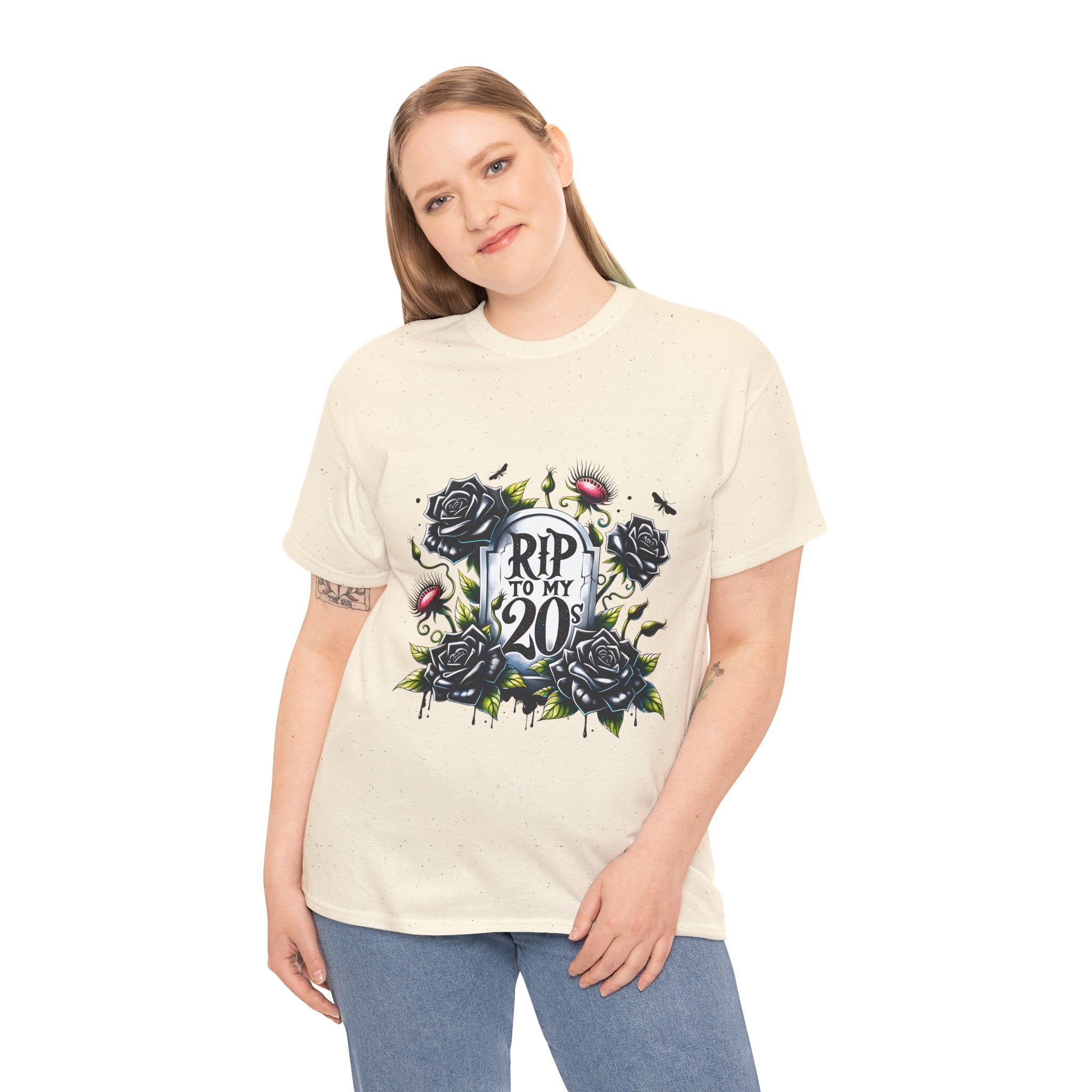 RIP to My 20s Tee, Funny Birthday Gift, Vintage Style Oversized Shirt, Casual Wardrobe Staple, Celebration Apparel
