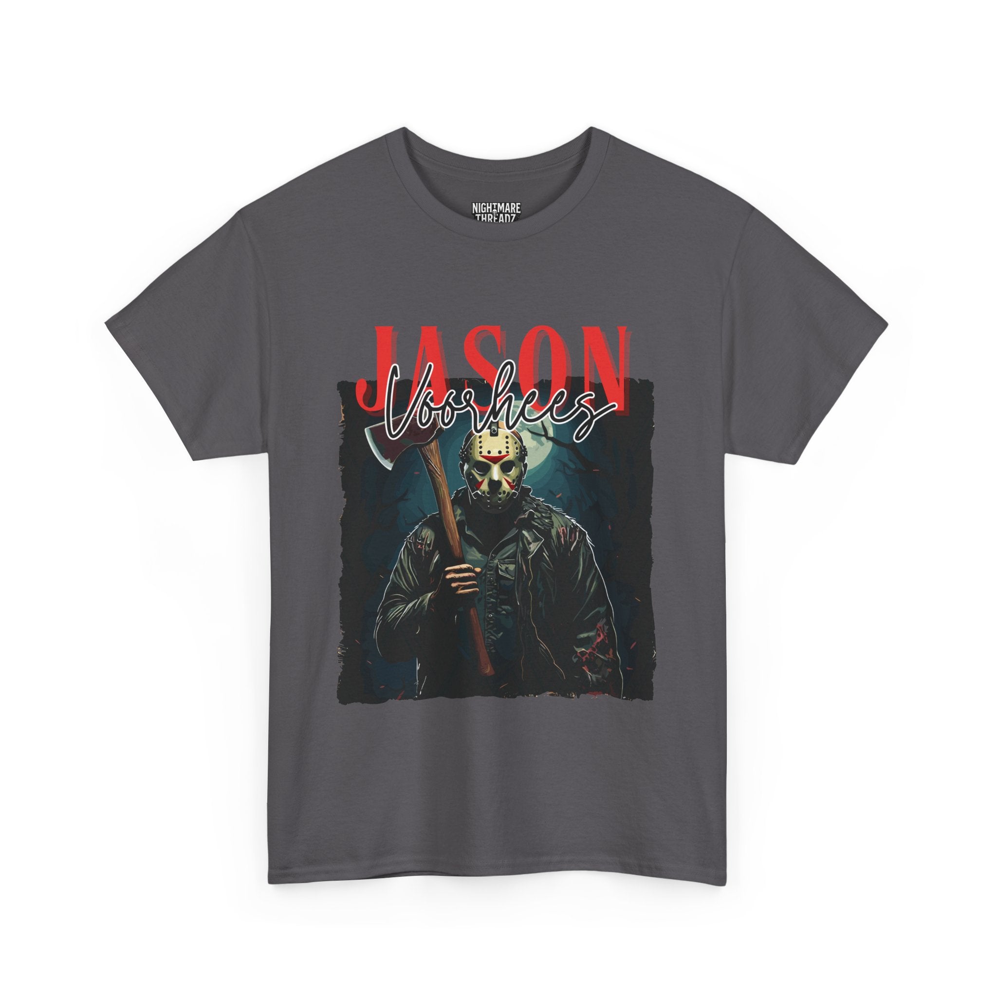 Jason Vorhees Horror Graphic Tee, Unisex Cotton Shirt, Halloween Costume, Horror Movie Gift, Spooky T-Shirt, Horror Fan Apparel
