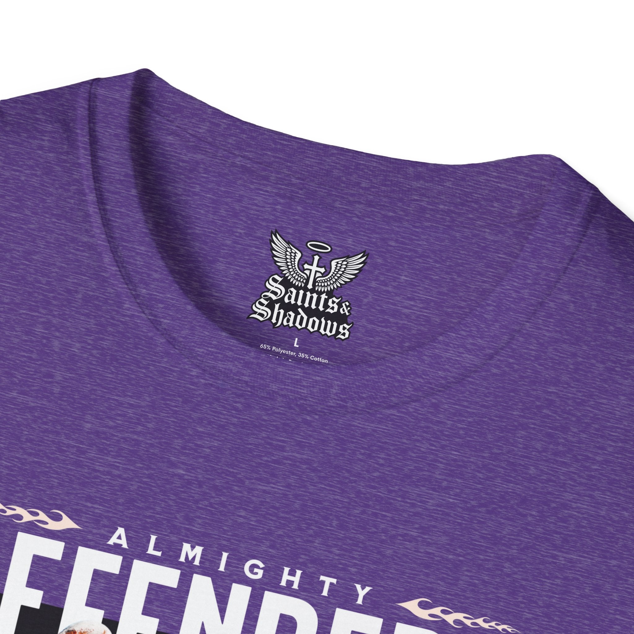 Saints and Shadows - Almighty Defenders, Angelic Artwork Unisex Softstyle T-Shirt, Casual Wear