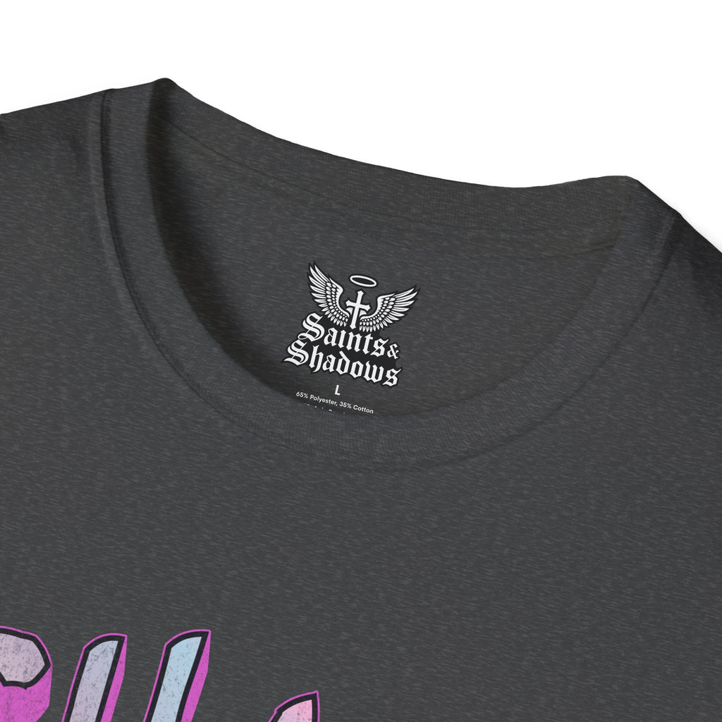 Saints and Shadows - Chaos, Angelic Artwork Unisex Softstyle T-Shirt, Casual Wear