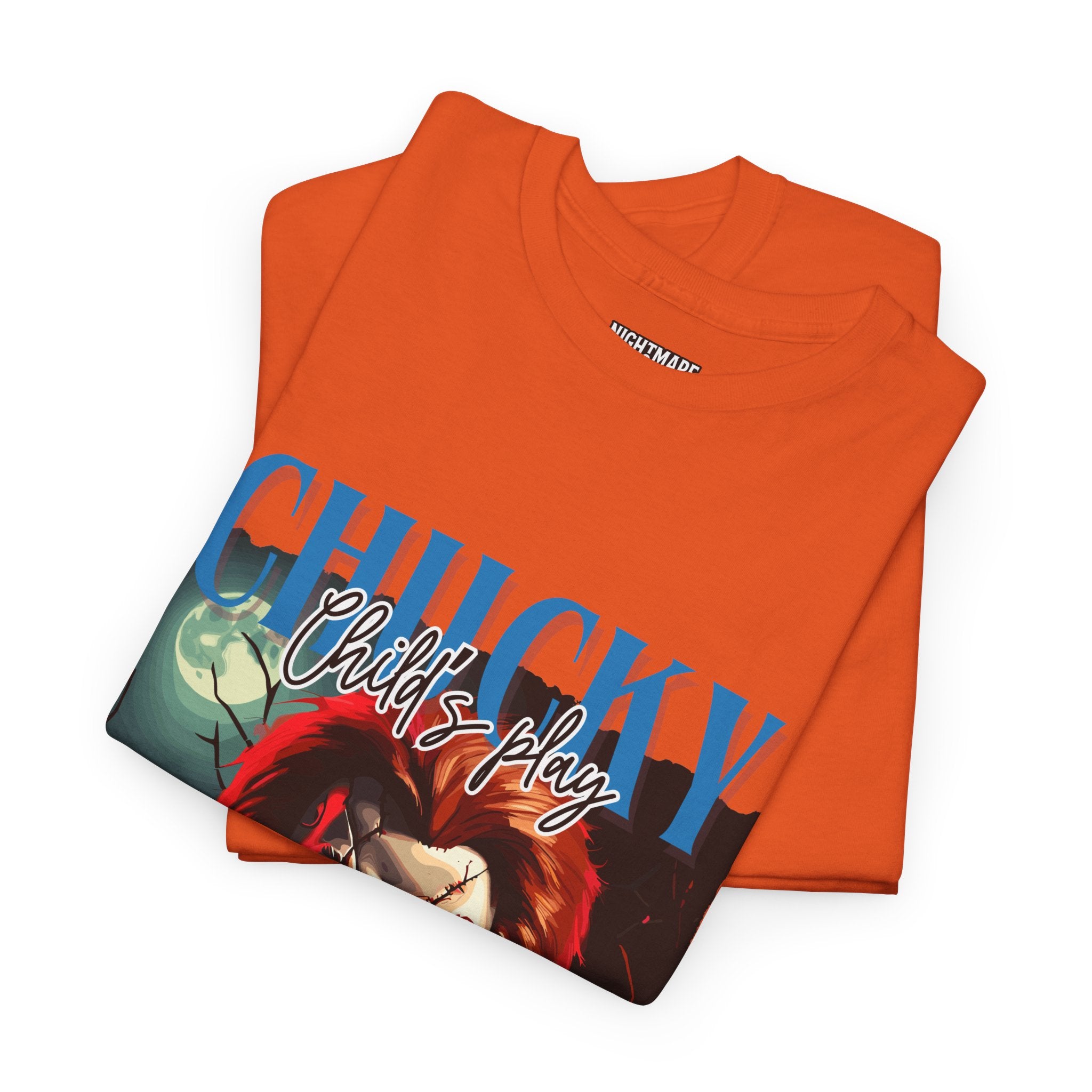 Chucky Horror Graphic Tee, Unisex Cotton Shirt, Halloween Costume, Horror Movie Gift, Spooky T-Shirt, Horror Fan Apparel