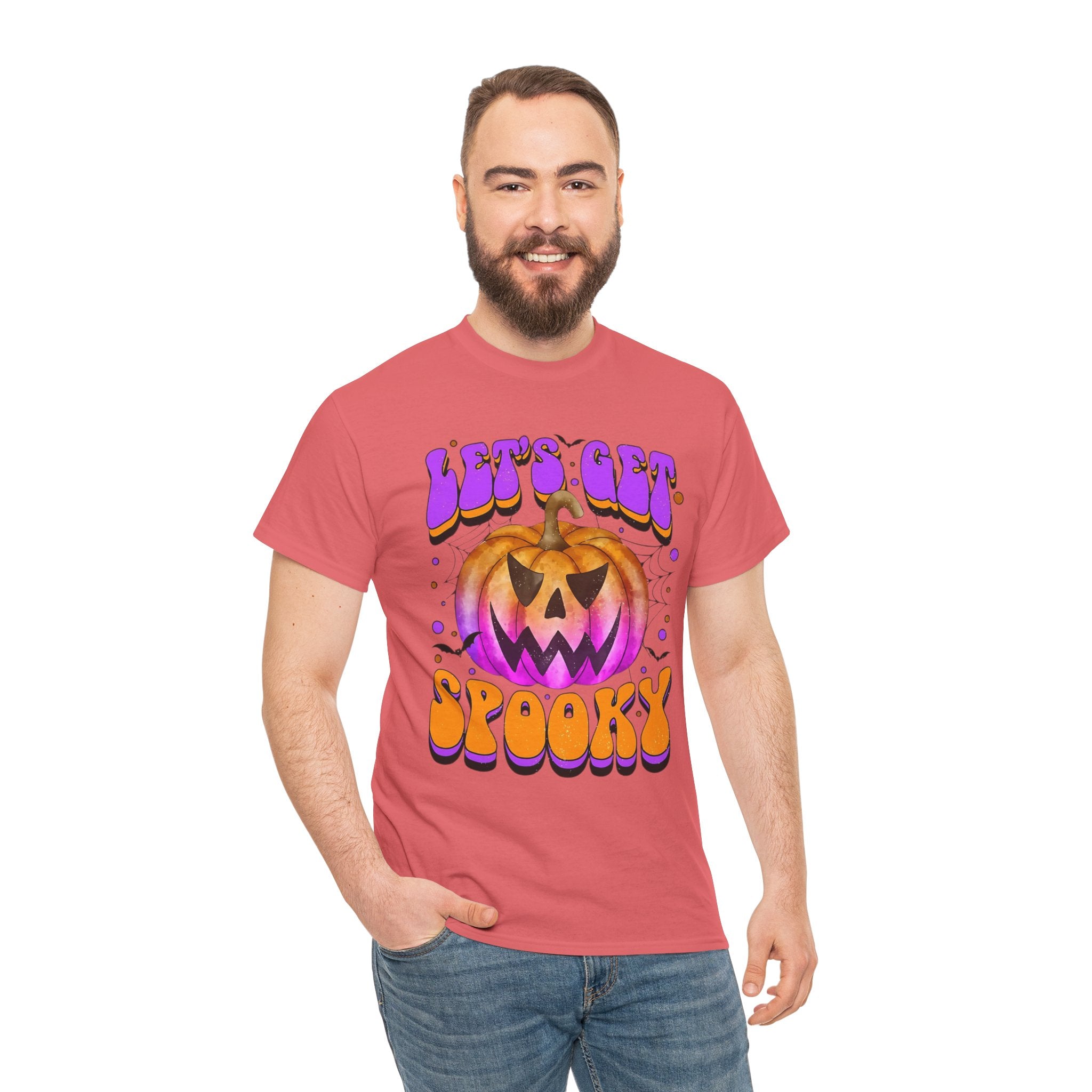 Halloween Spooky Pumpkin Tee, Unisex Cotton Shirt, Halloween Costume, Fall Festivities, Trick or Treat