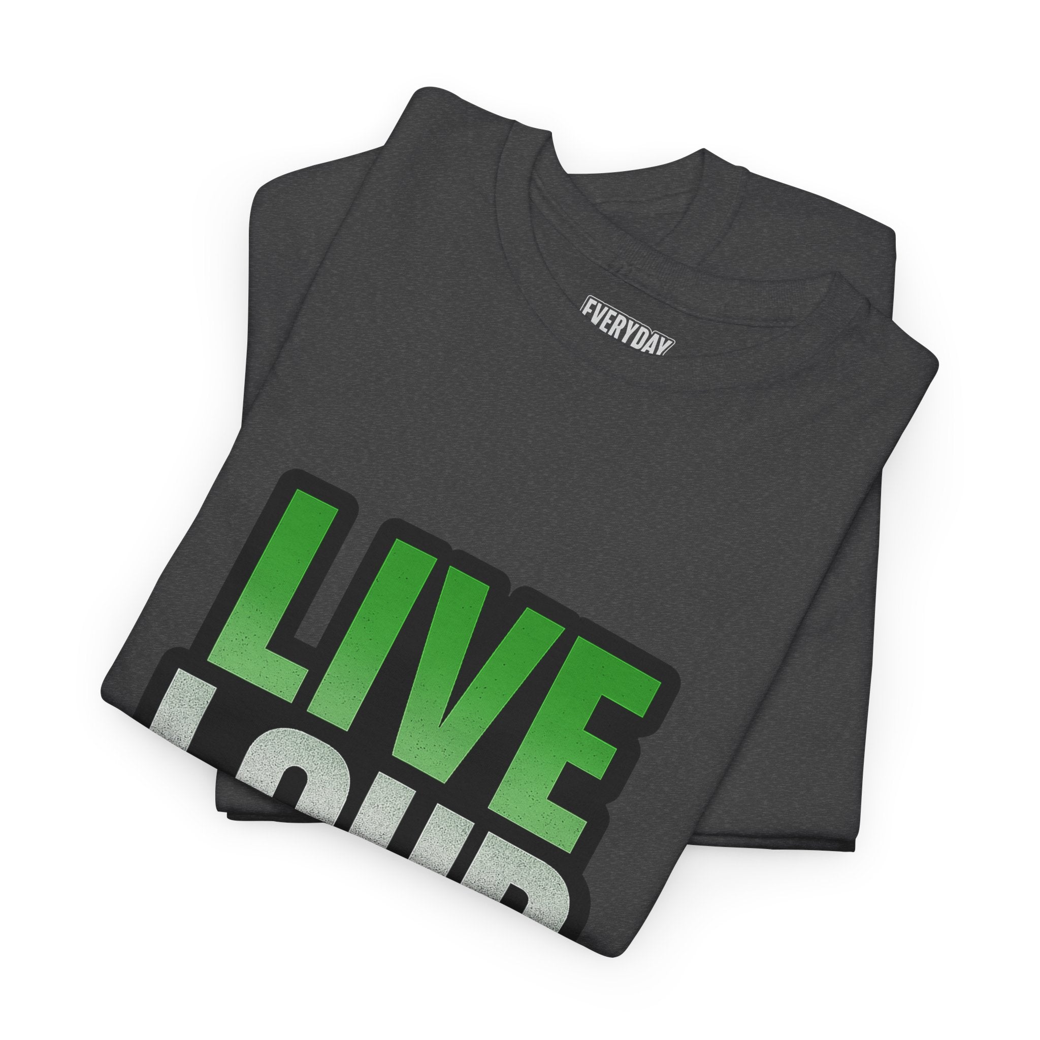 Live Loud Die Proud Italian Flag Tee