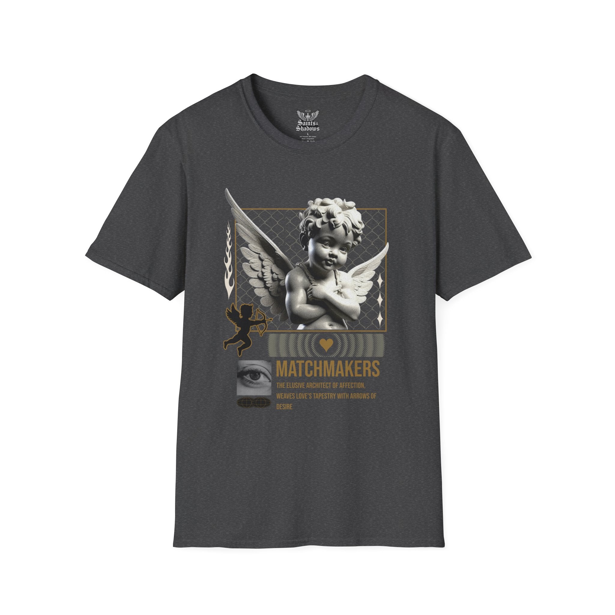 Saints and Shadows - Matchmaker, Angelic Artwork Unisex Softstyle T-Shirt, Casual Wear