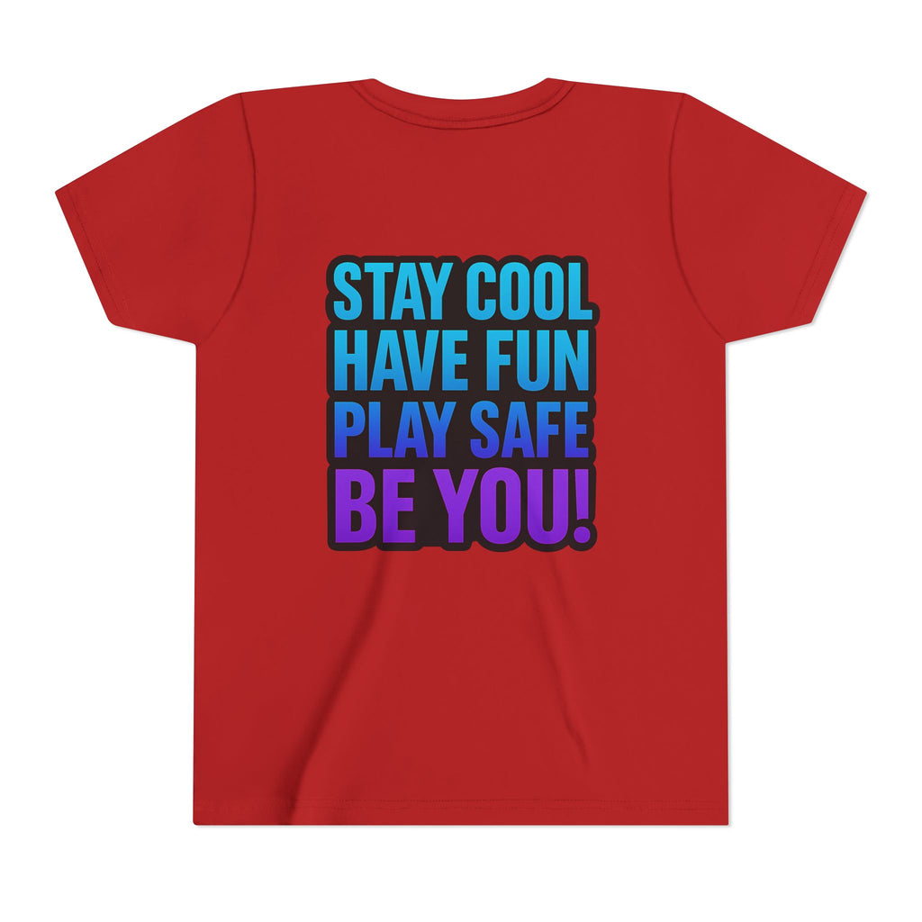 DJ KAT PAWS – Purr-fectly Rad Baseball Youth Tee | Fun Kids Graphic Shirt, Cool Cat Design, Perfect for Birthdays, Playdates & Sports Events