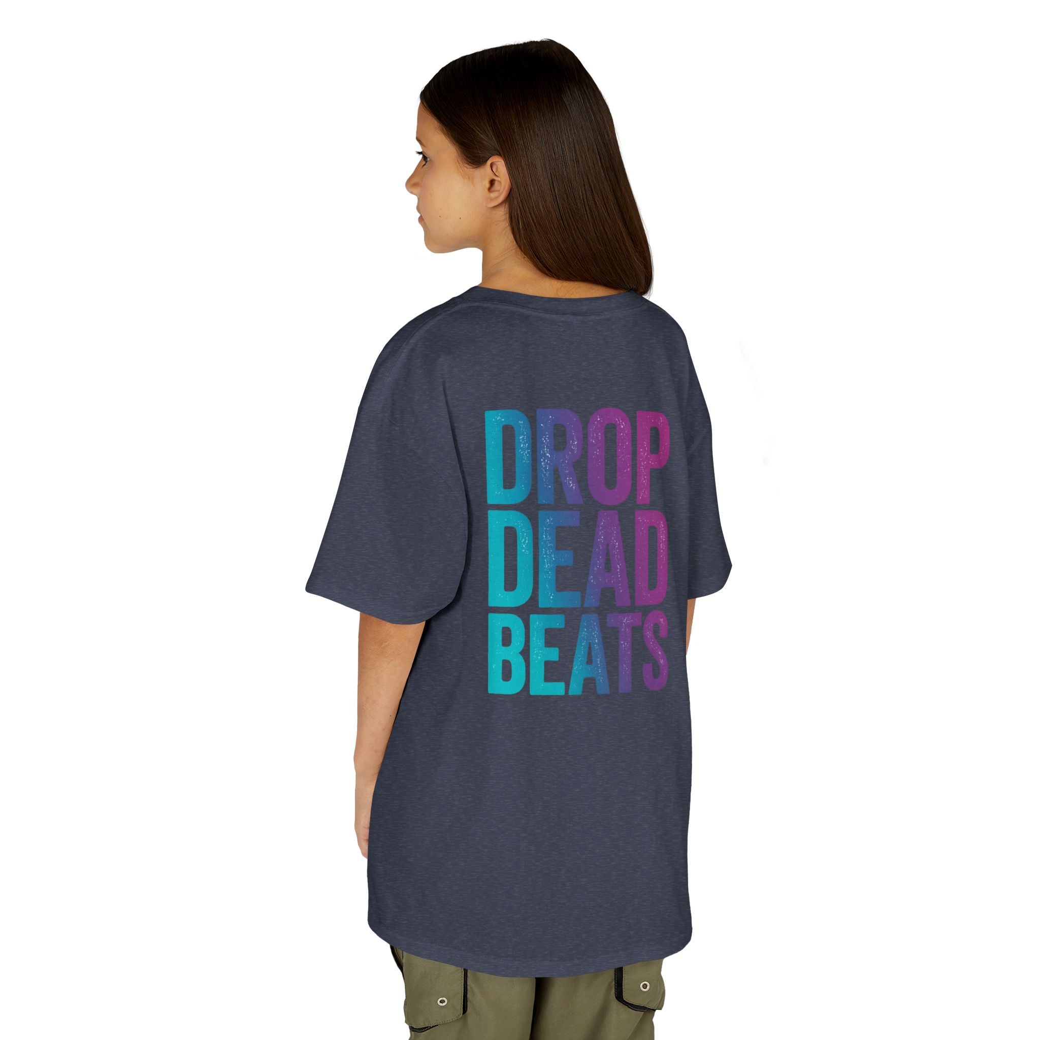 Bone Jams MC Bonez Kids Tee | Drummer Edition | Halloween Costume, Birthday Gift & Drop Dead Beats Apparel