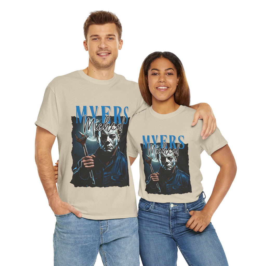 Michael Myers - Horror Graphic Tee, Unisex Cotton Shirt, Halloween Costume, Horror Movie Gift, Spooky T-Shirt, Horror Fan Apparel