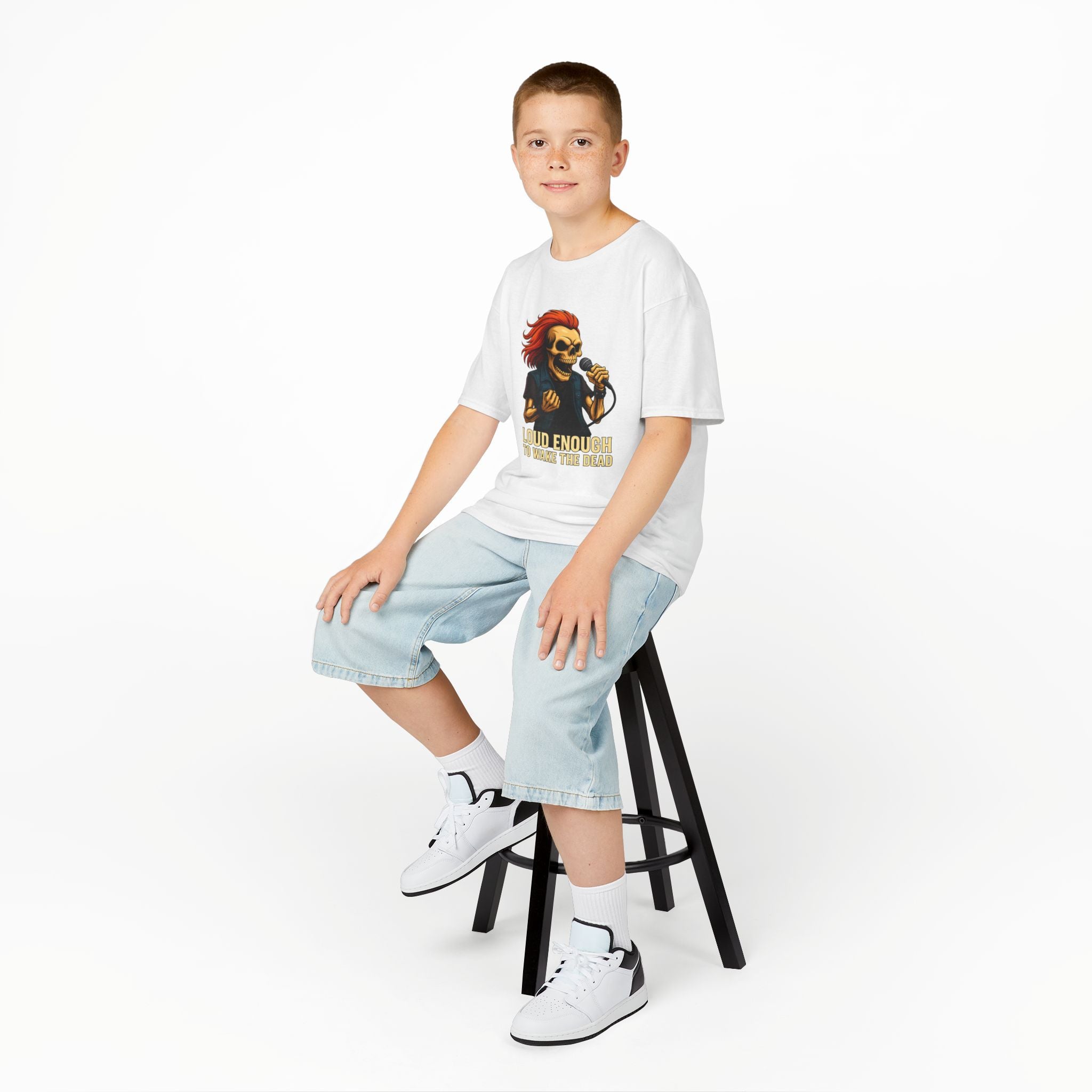 Bone Jams MC Bonez Kids Tee, Loud Enough  to Wake the Dead