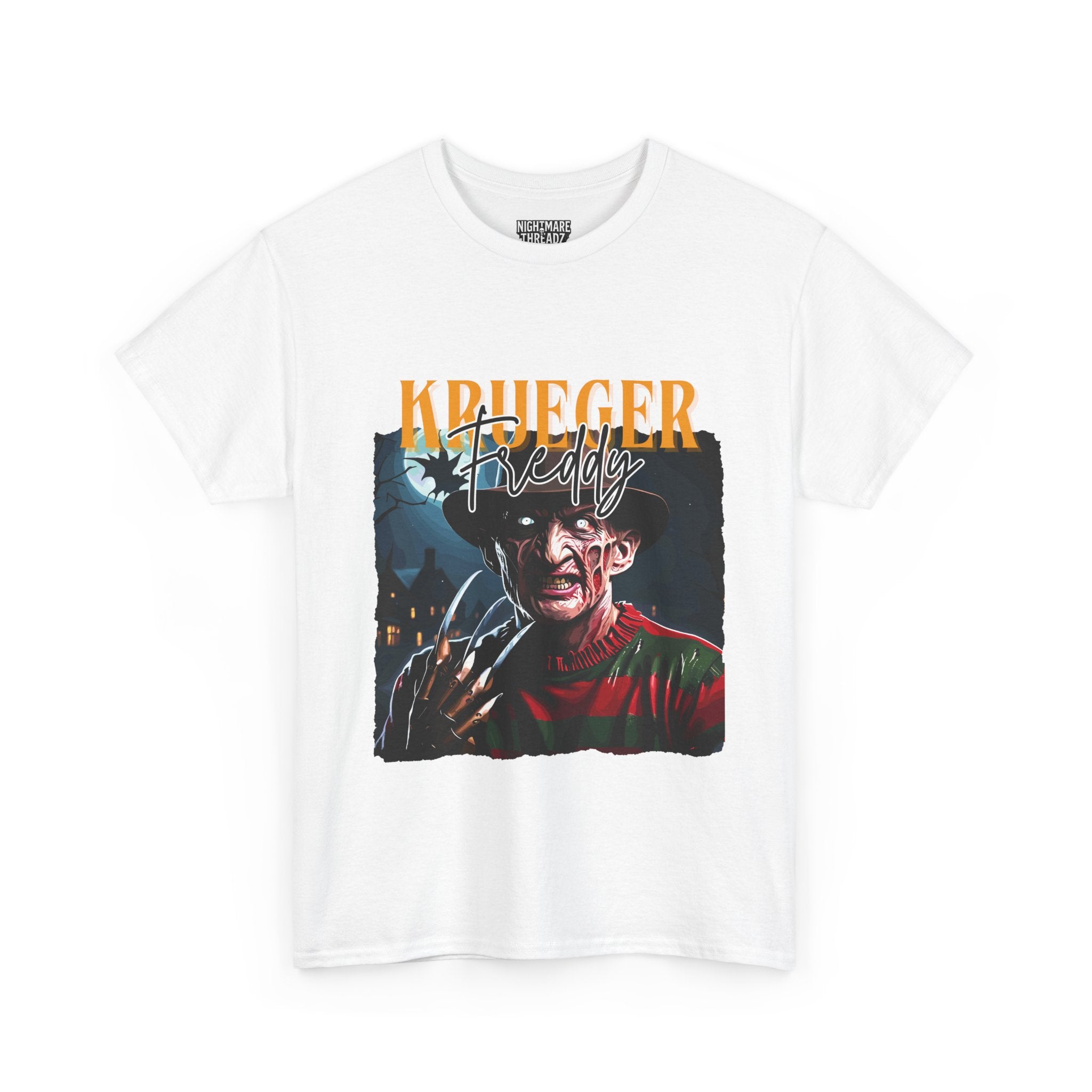 Freddy Krueger, Horror Graphic Tee, Unisex Cotton Shirt, Halloween Costume, Horror Movie Gift, Spooky T-Shirt, Horror Fan Apparel