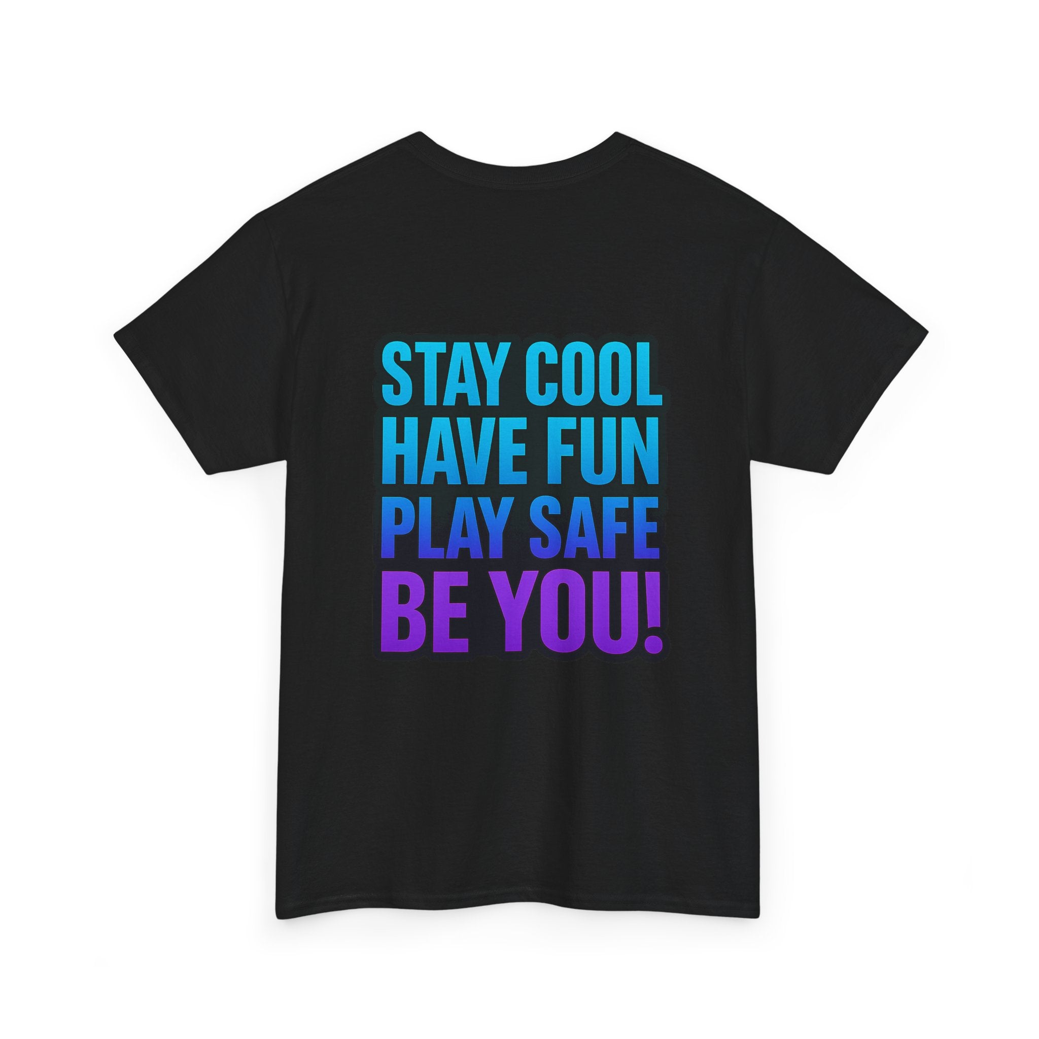 DJ KAT PAWS Surfing Fun T-Shirt | Stay Cool, Have Fun, Play Safe, Be You! | Fun Summer Tee, Gift for Cat Lovers, Beach Vibes