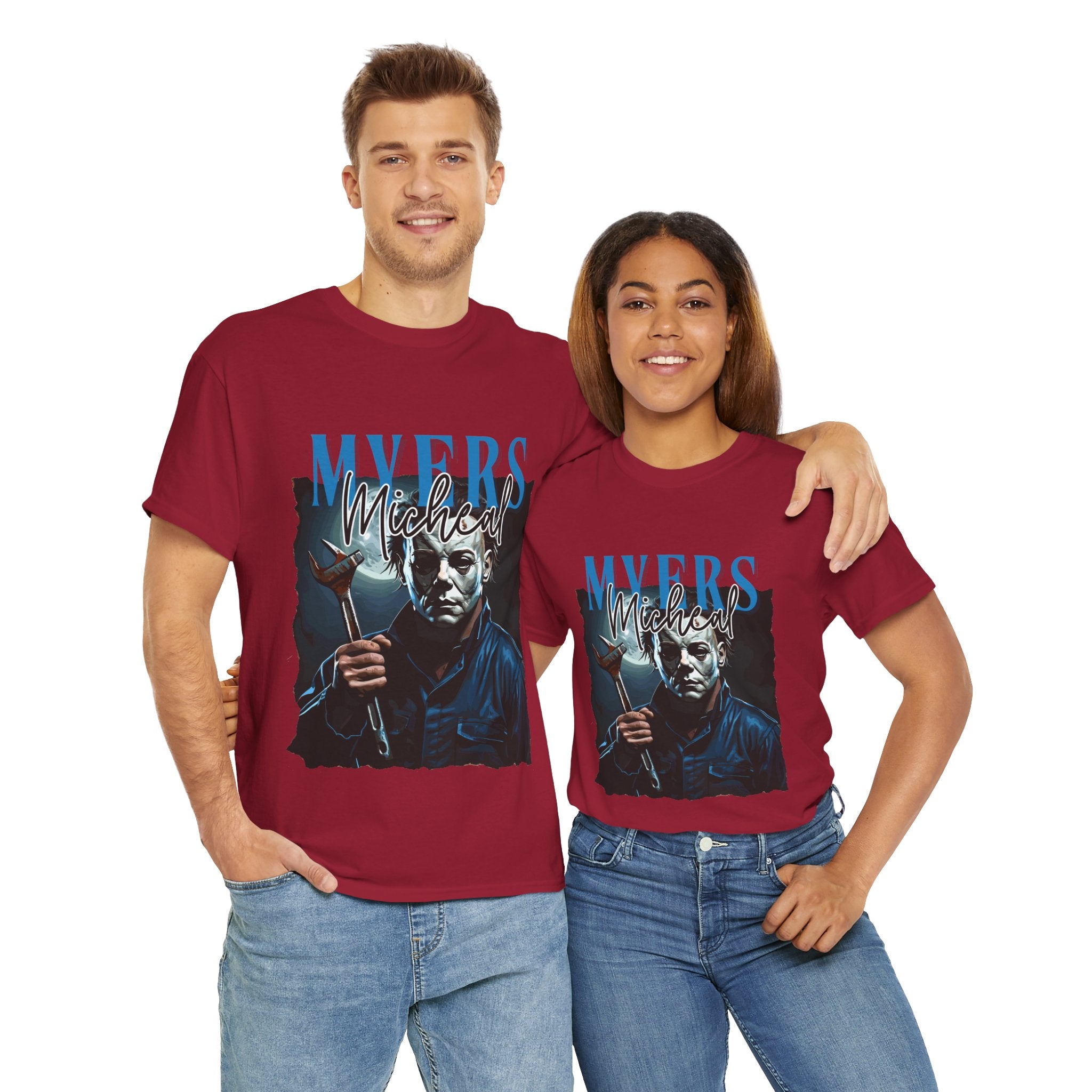 Michael Myers - Horror Graphic Tee, Unisex Cotton Shirt, Halloween Costume, Horror Movie Gift, Spooky T-Shirt, Horror Fan Apparel