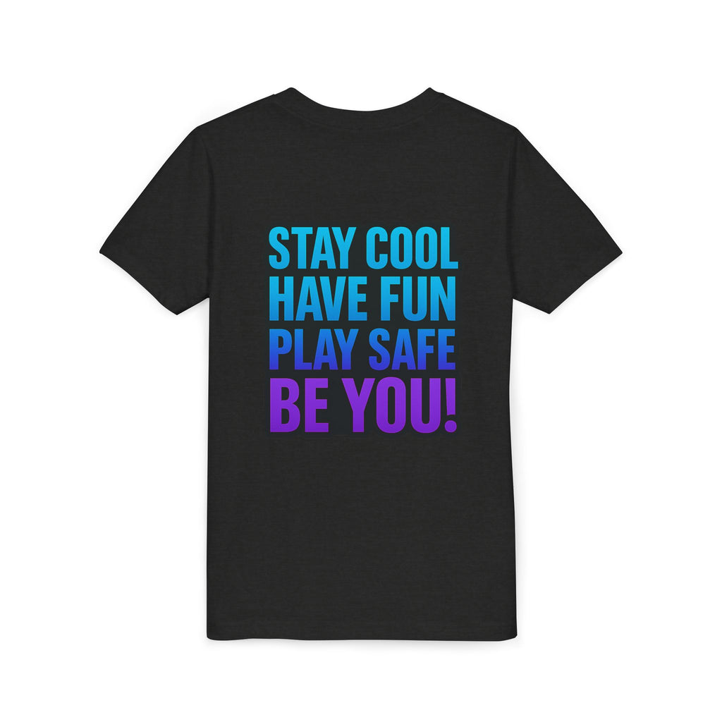 DJ KAT PAWS – Purr-fectly Rad Baseball Youth Tee | Fun Kids Graphic Shirt, Cool Cat Design, Perfect for Birthdays, Playdates & Sports Events