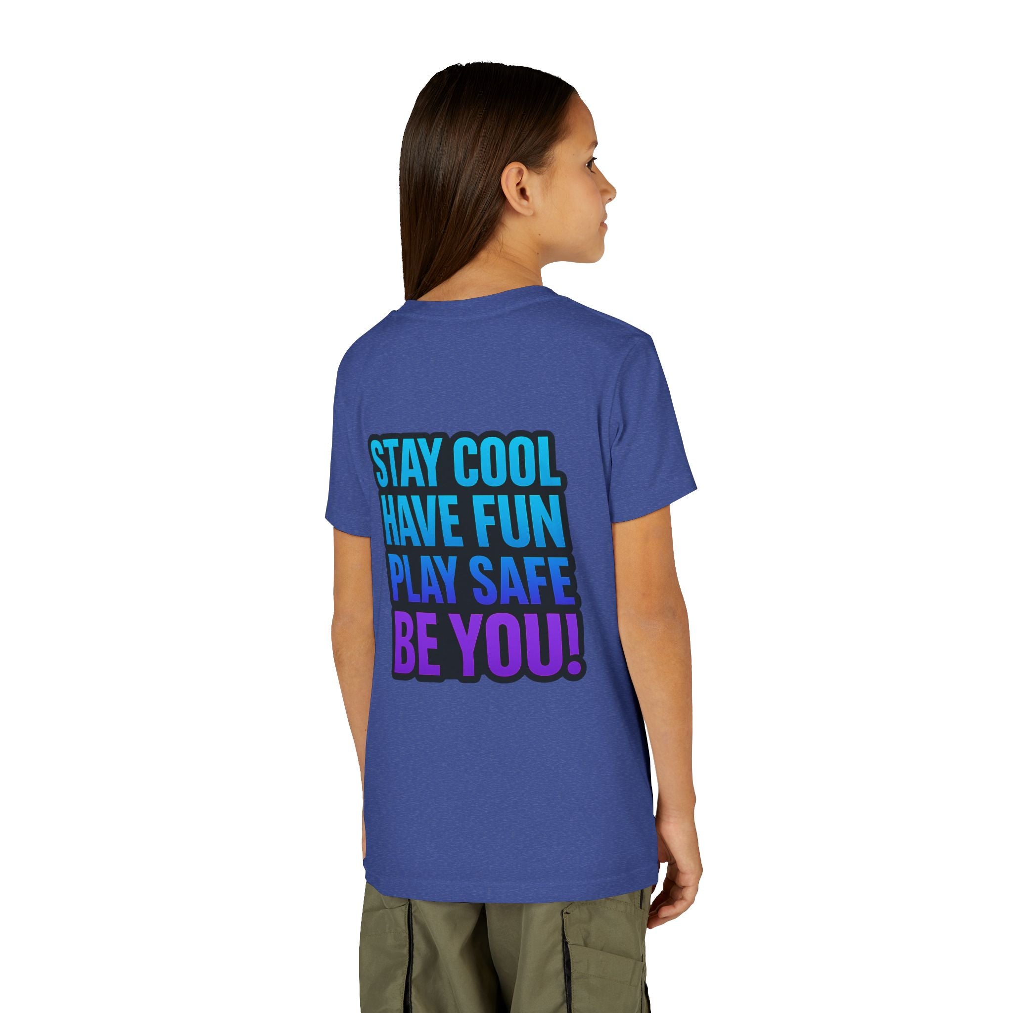 DJ KAT PAWS Paw-sitively Shredding, Skateboarding Youth Tee | Fun Summer Shirt, Motivational Kids T-Shirt, Birthday Gift for Boys & Girls