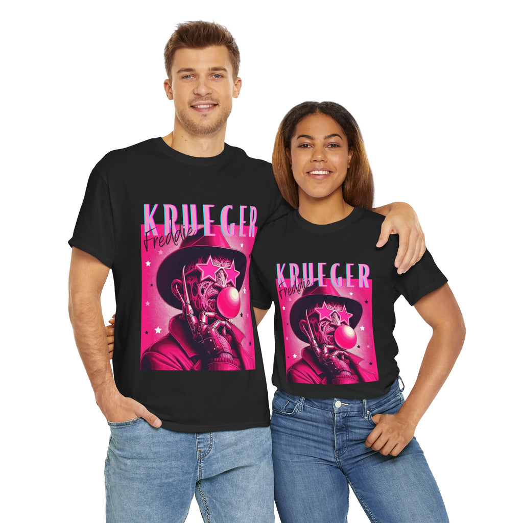 Freddie Kruger, Horror Graphic Tee, Unisex Cotton Shirt, Halloween Costume, Horror Movie Gift, Spooky T-Shirt, Horror Fan Apparel